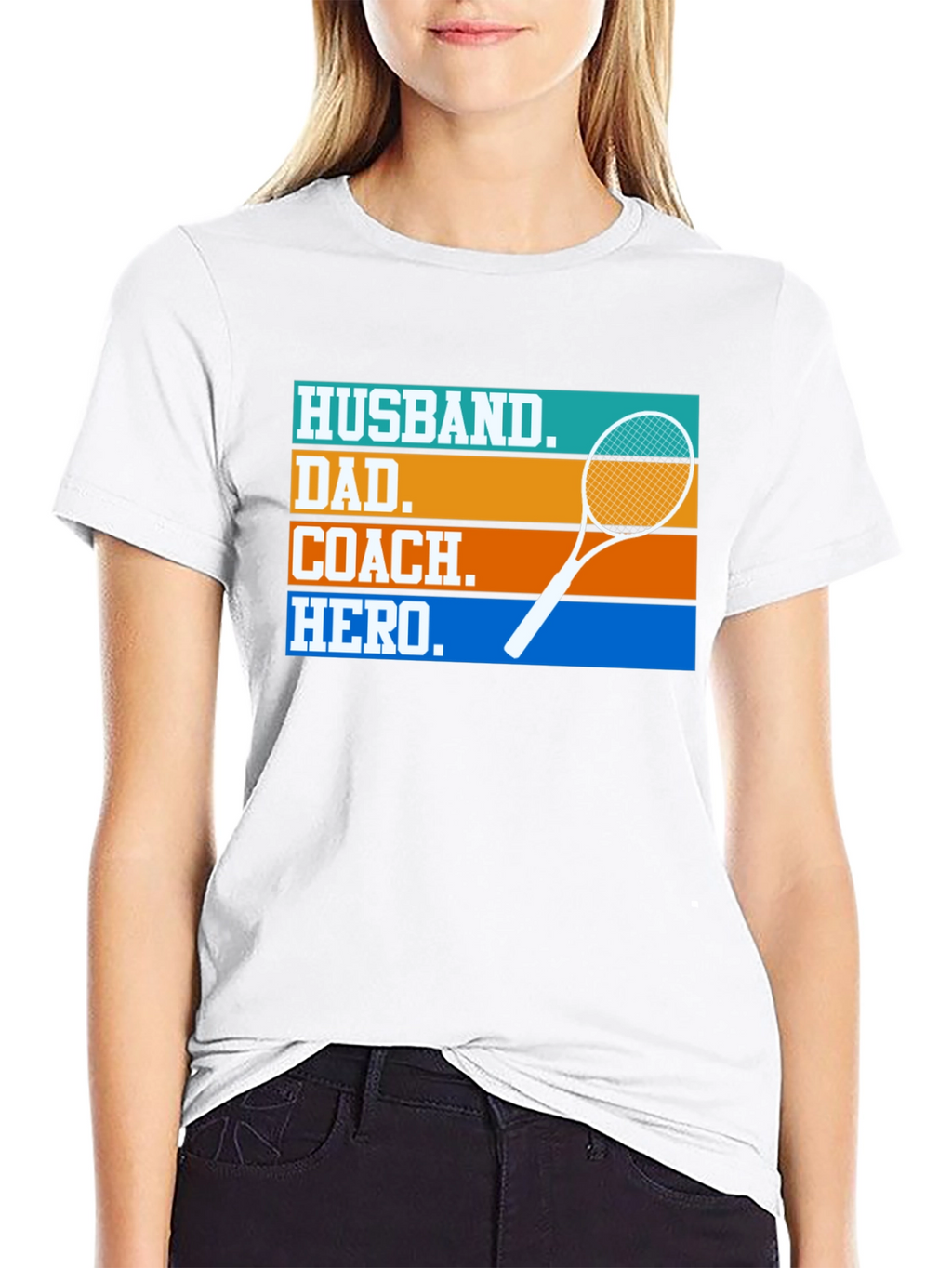Husband Dad Coach Hero T-Shirt