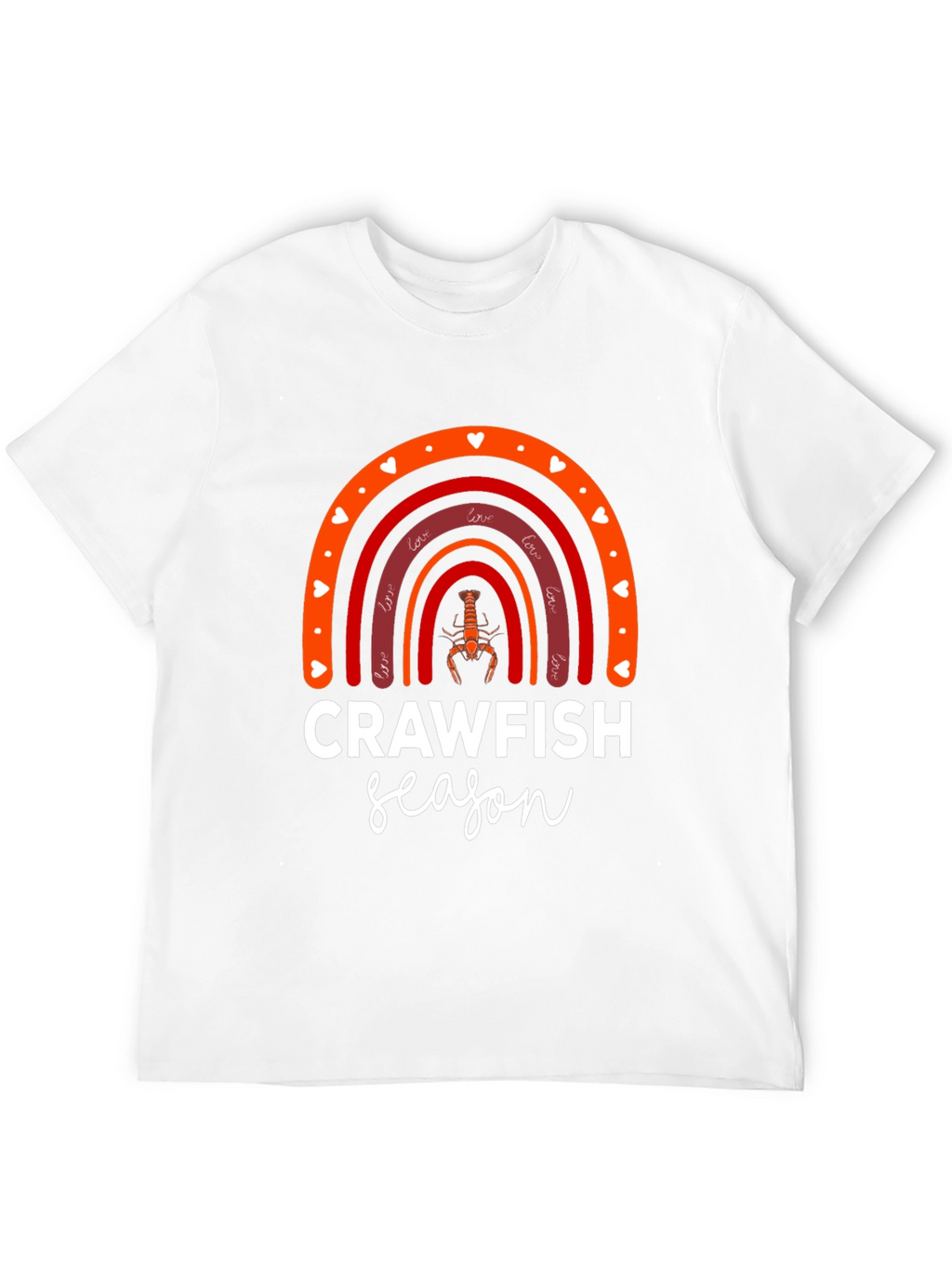 Crawfish Season Rainbow Graphic Tee