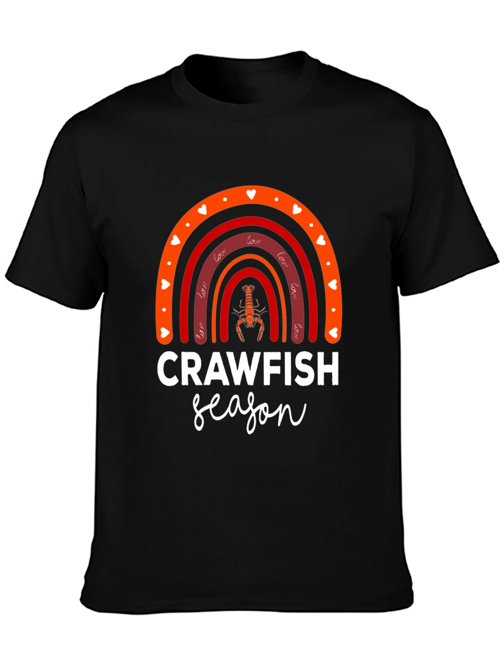 Crawfish Season Rainbow Graphic Tee
