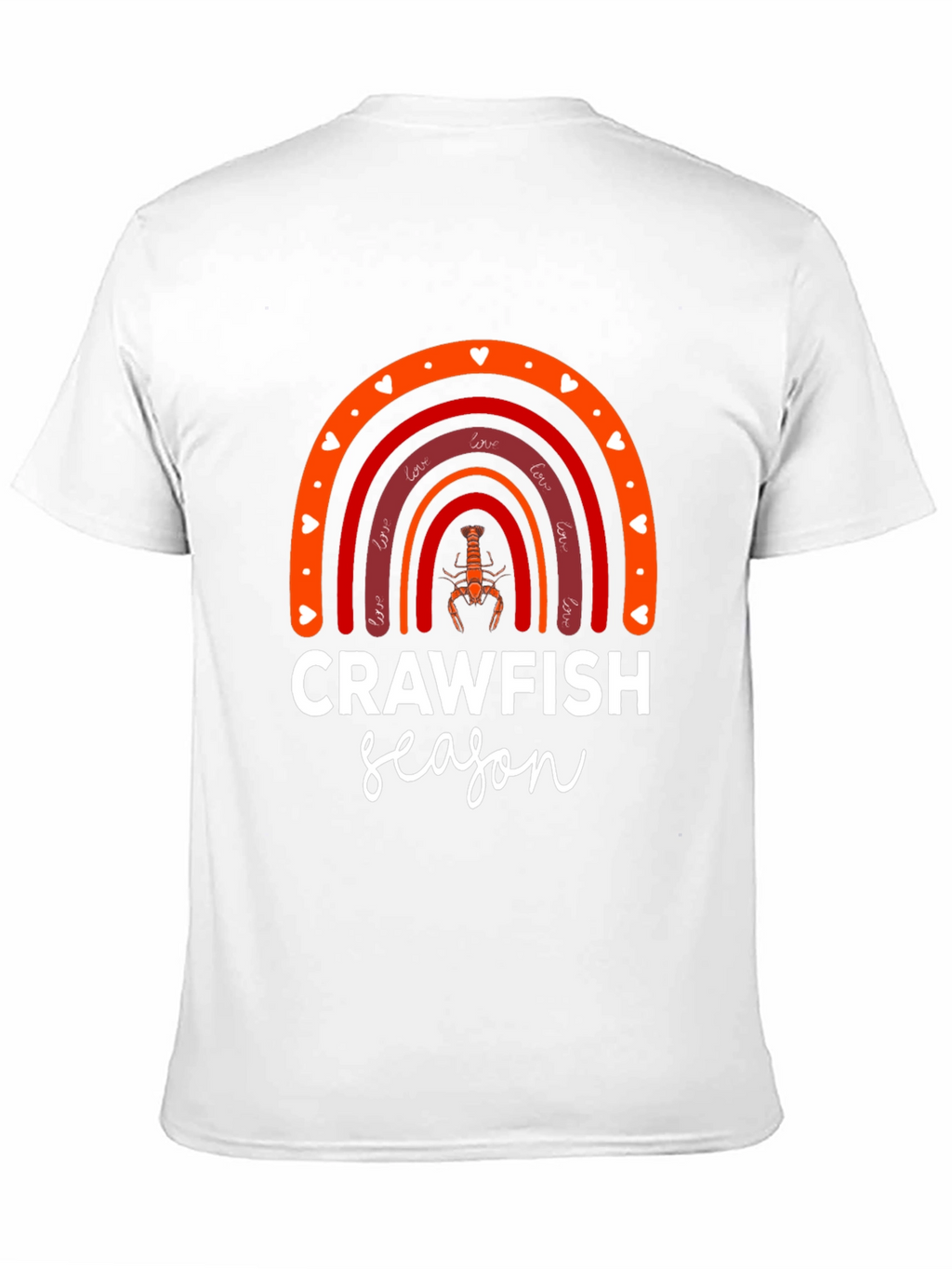Crawfish Season Rainbow Graphic Tee