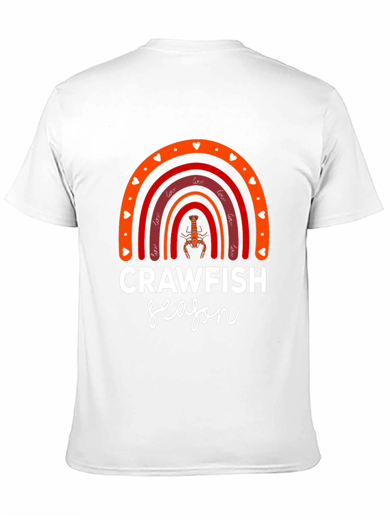 Crawfish Season Rainbow Graphic Tee