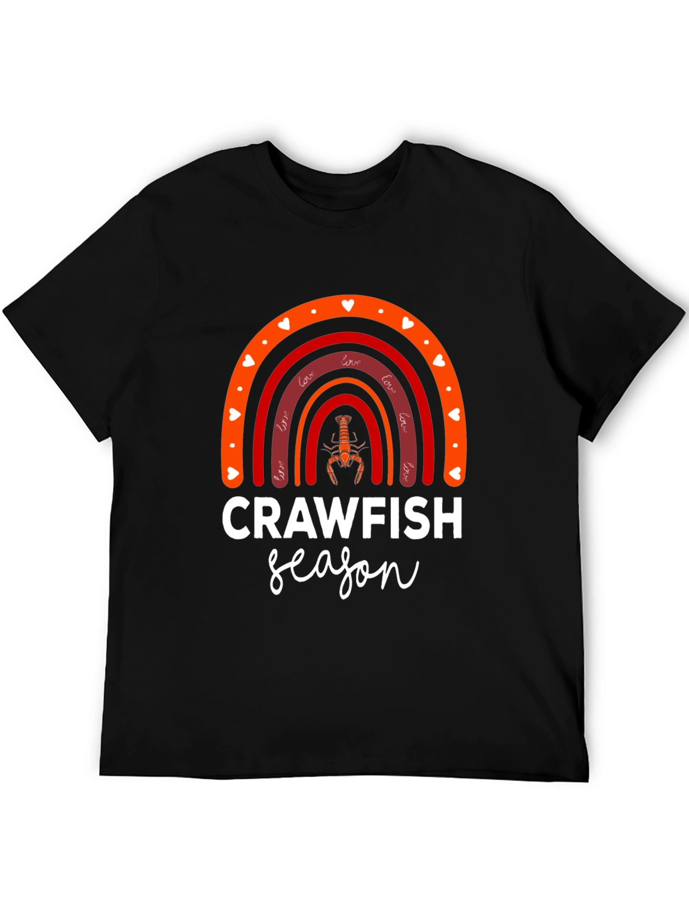 Crawfish Season Rainbow Graphic Tee