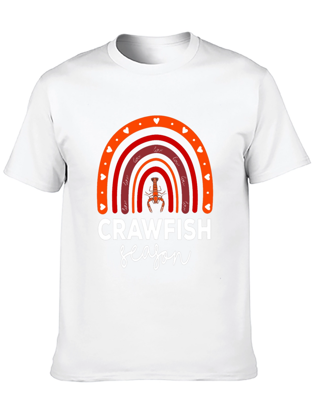 Crawfish Season Rainbow Graphic Tee