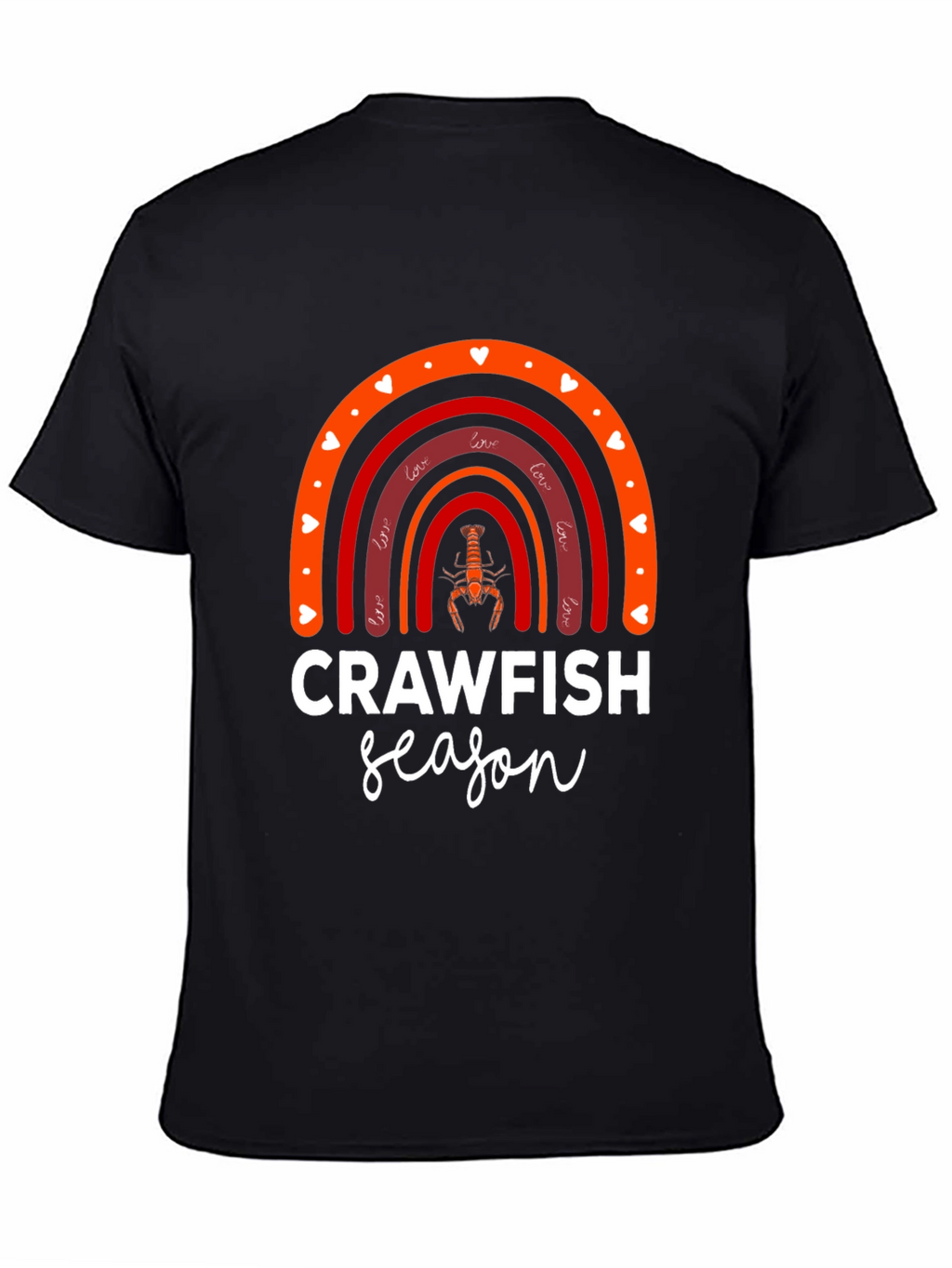 Crawfish Season Rainbow Graphic Tee