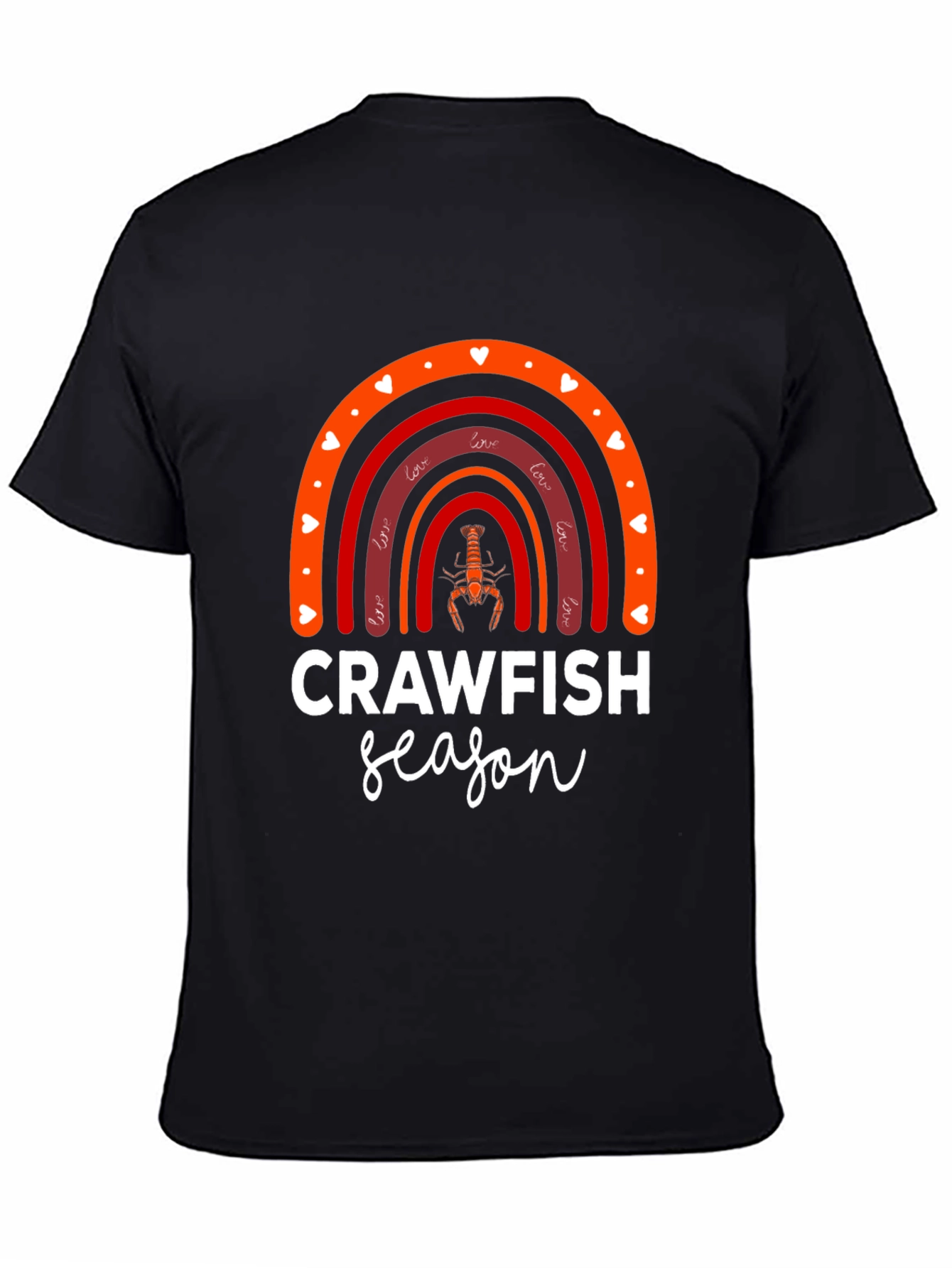Crawfish Season Rainbow Graphic Tee