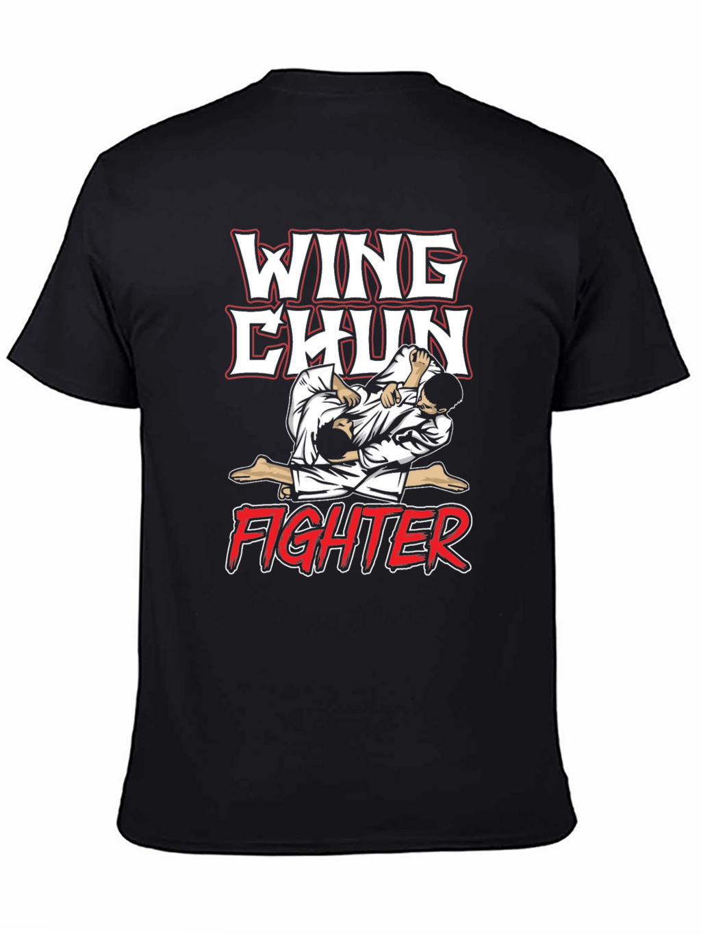 Wing Chun Fighter Graphic T-Shirt - Martial Arts Tee