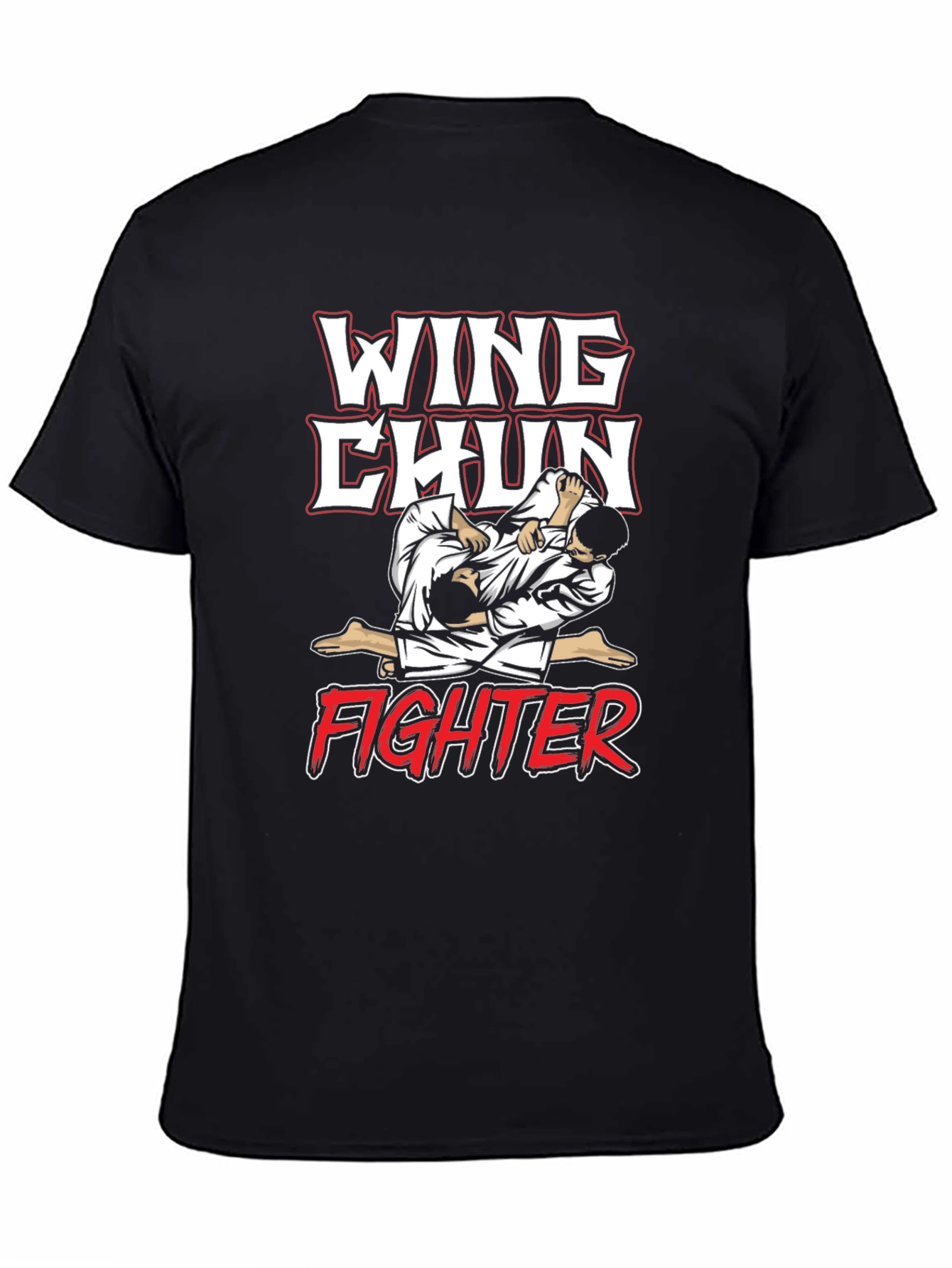 Wing Chun Fighter Graphic T-Shirt - Martial Arts Tee