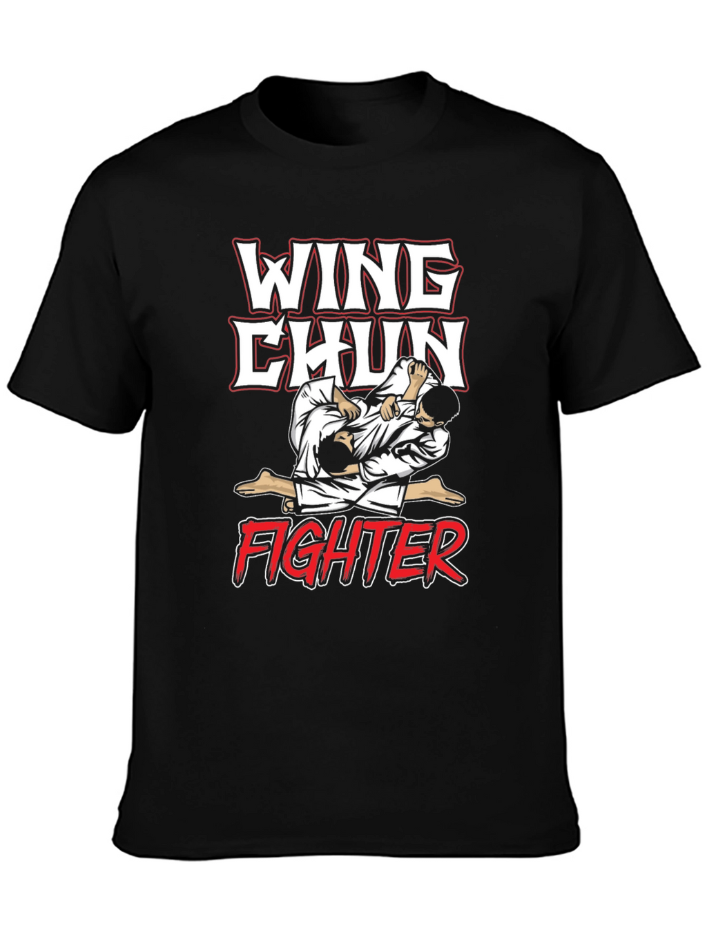 Wing Chun Fighter Graphic T-Shirt - Martial Arts Tee