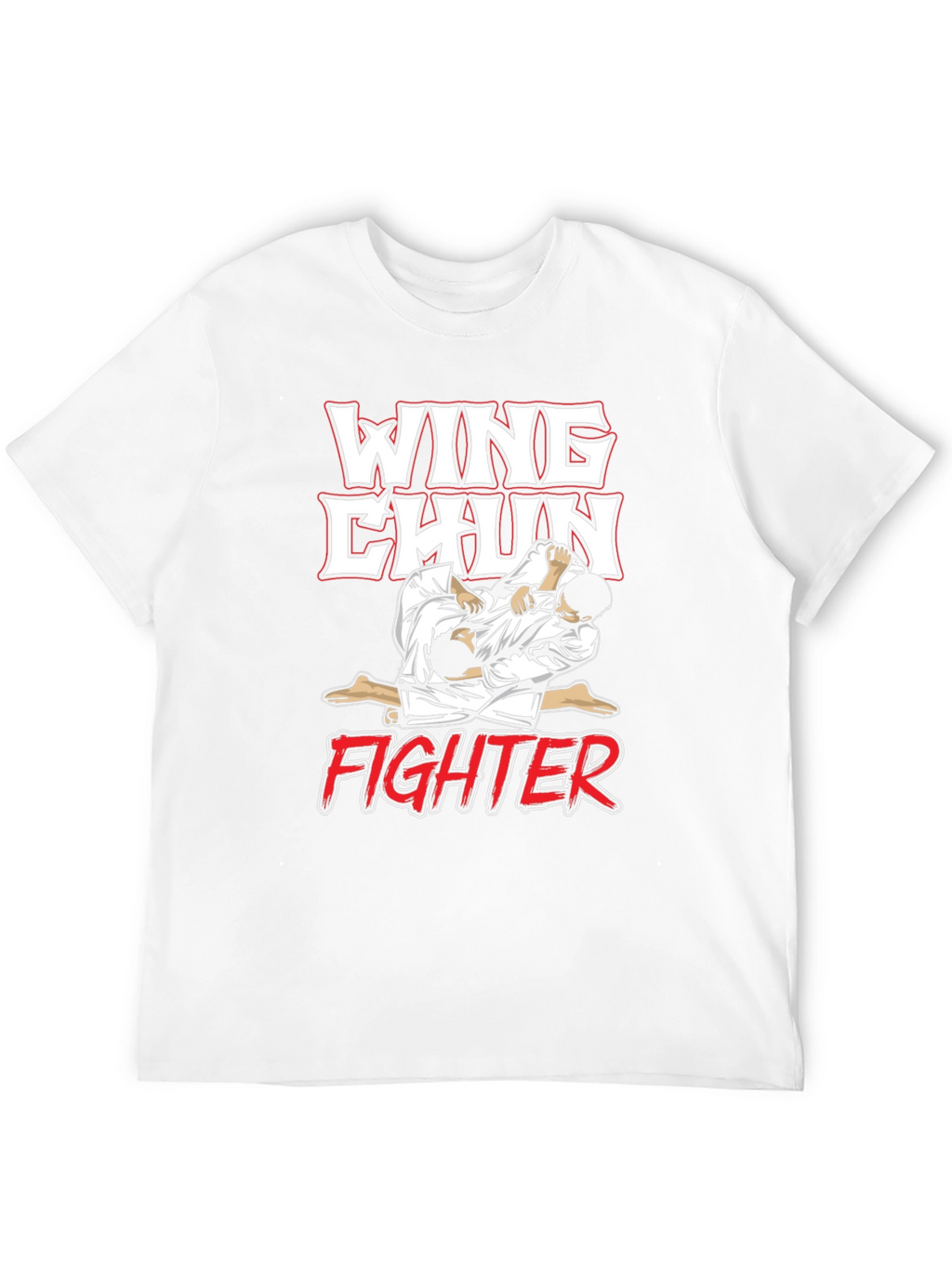 Wing Chun Fighter Graphic T-Shirt - Martial Arts Tee