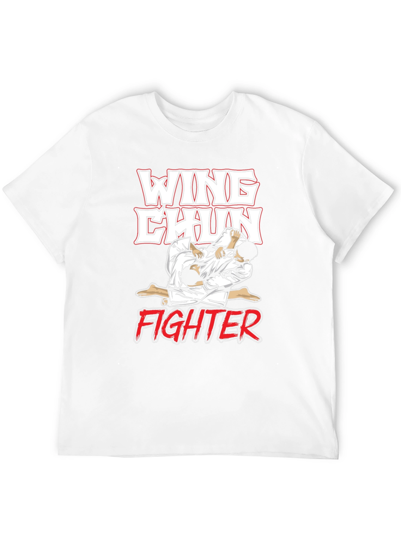 Wing Chun Fighter Graphic T-Shirt - Martial Arts Tee