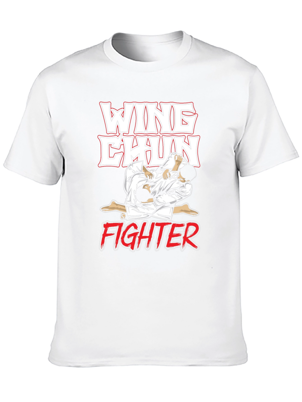 Wing Chun Fighter Graphic T-Shirt - Martial Arts Tee