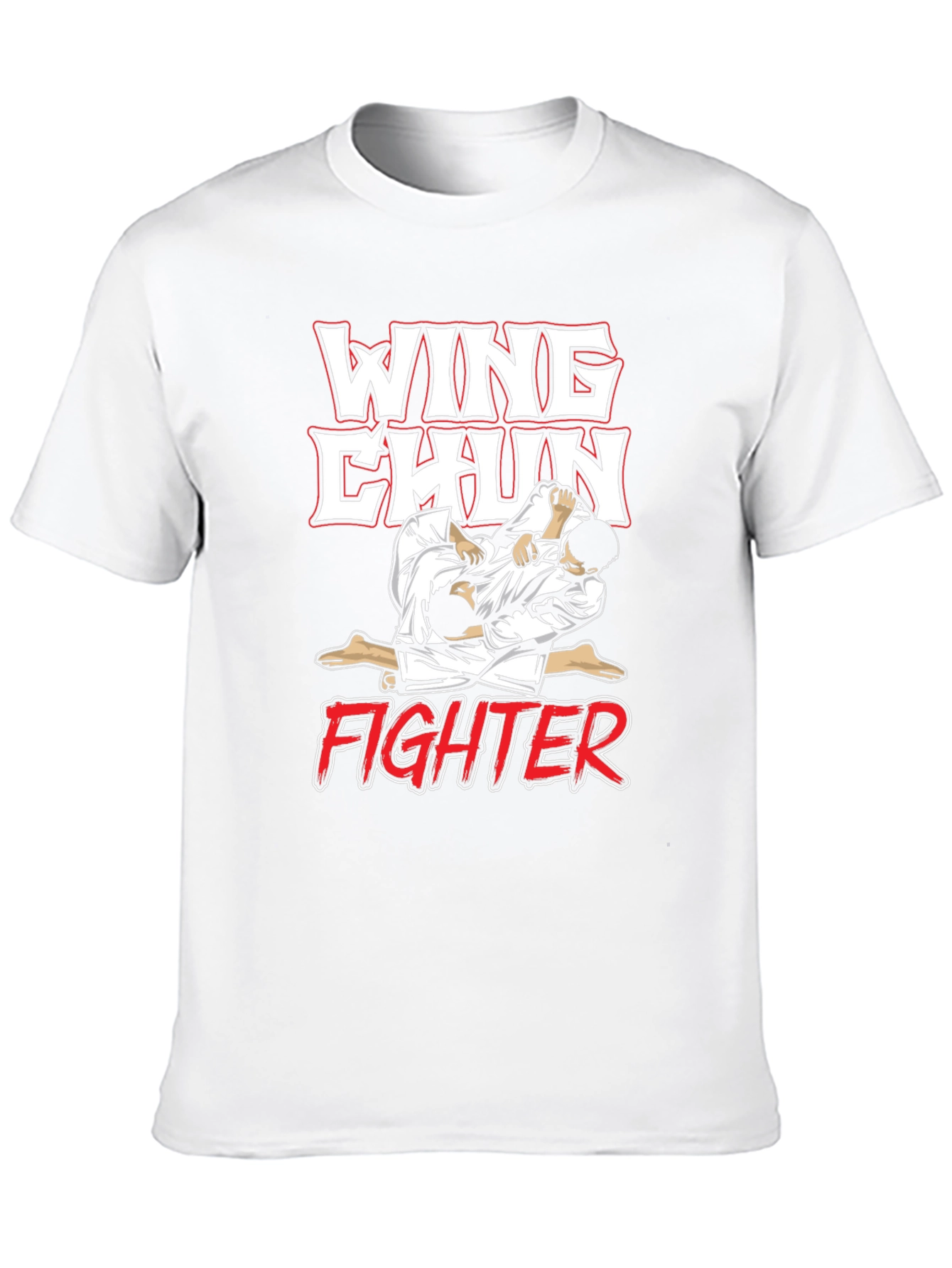Wing Chun Fighter Graphic T-Shirt - Martial Arts Tee