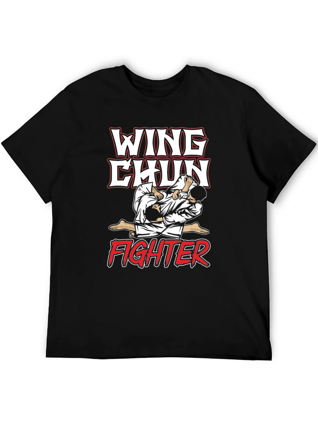 Wing Chun Fighter Graphic T-Shirt - Martial Arts Tee