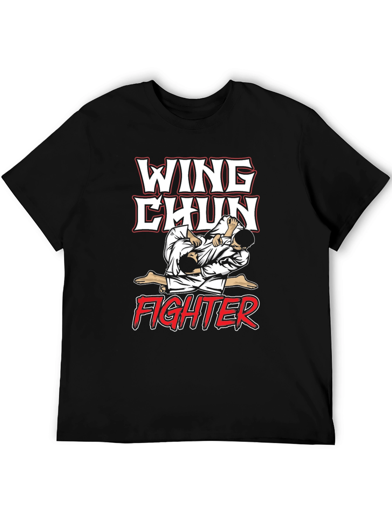 Wing Chun Fighter Graphic T-Shirt - Martial Arts Tee