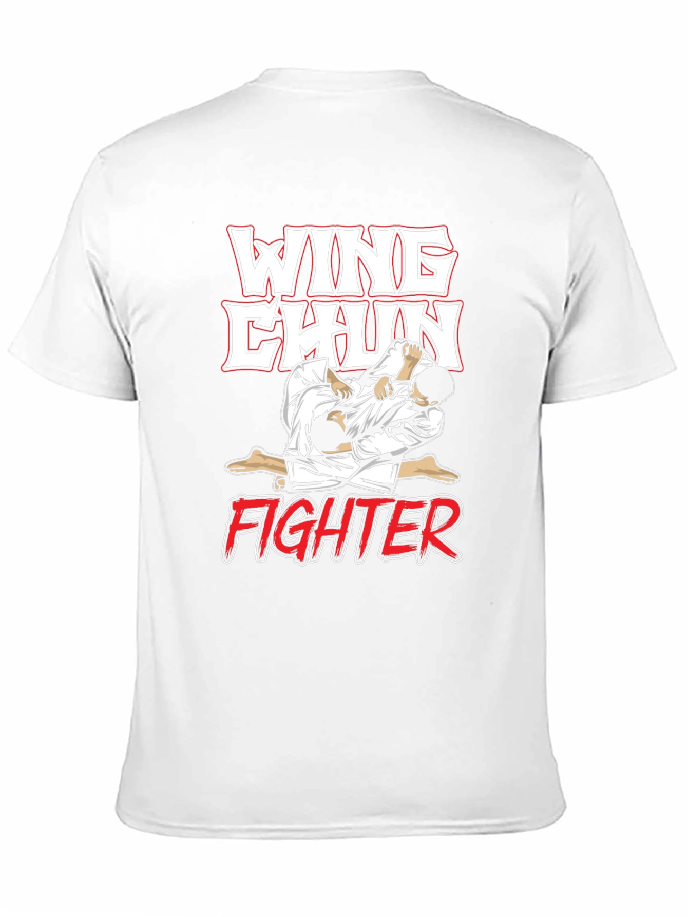 Wing Chun Fighter Graphic T-Shirt - Martial Arts Tee