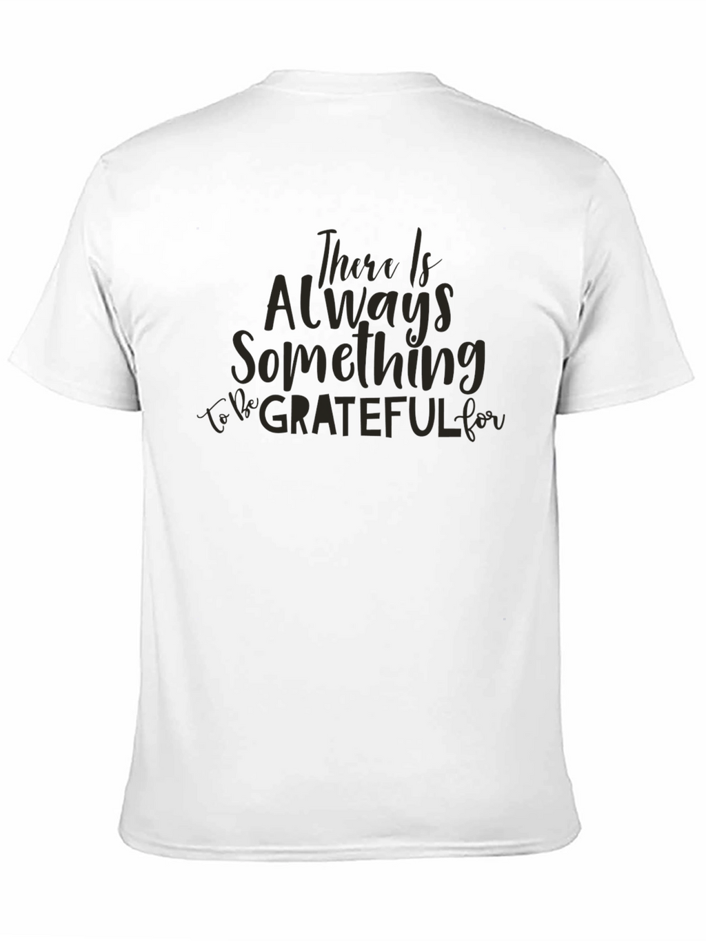 Grateful Script Black T-Shirt