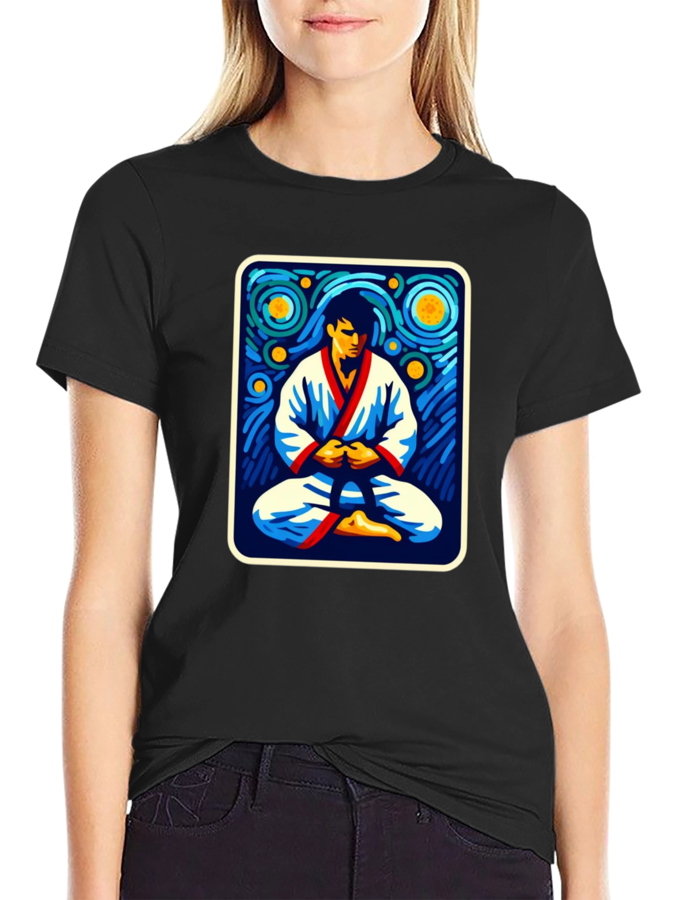 Starry Night Karate T-Shirt