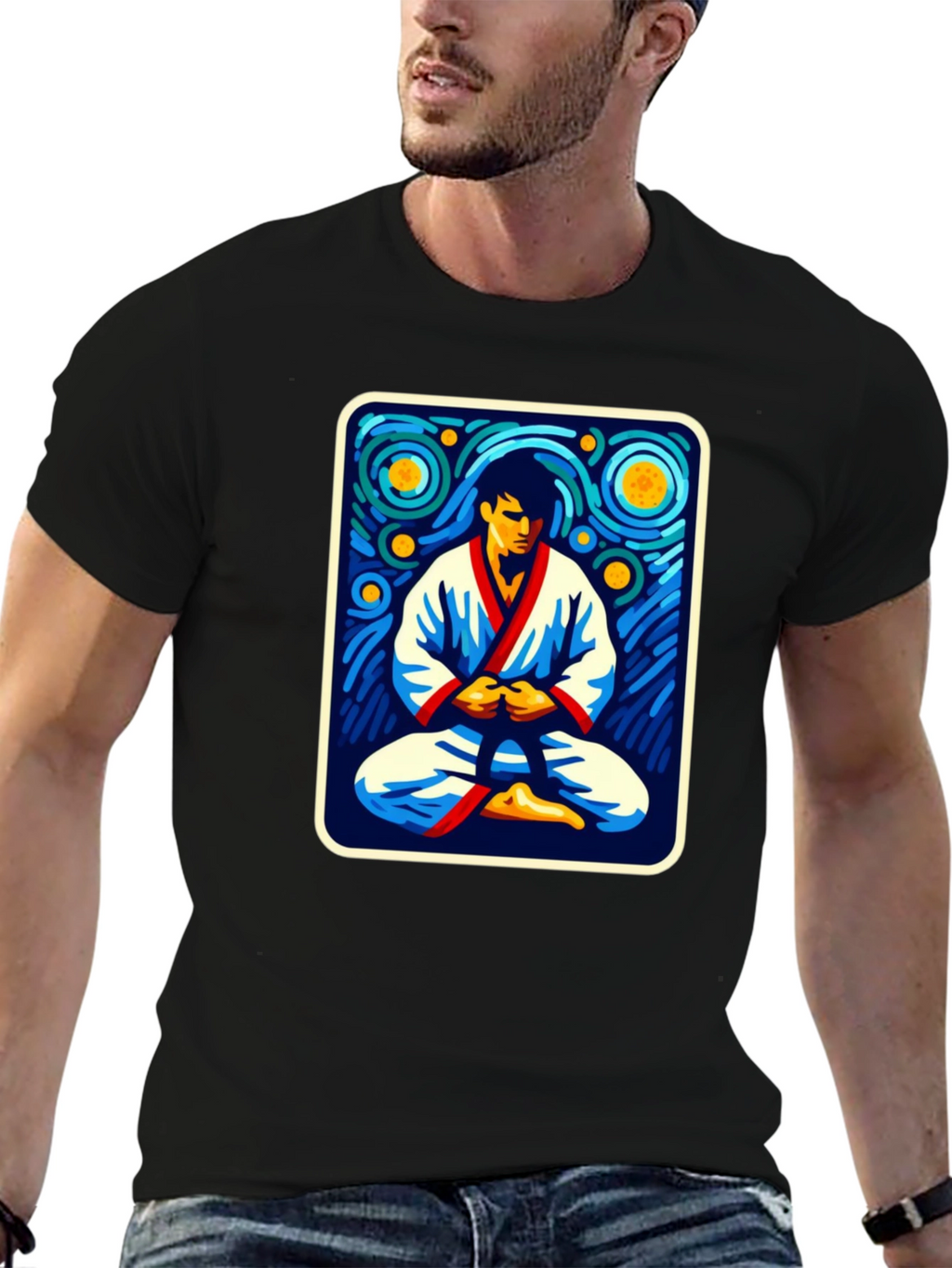Starry Night Karate T-Shirt