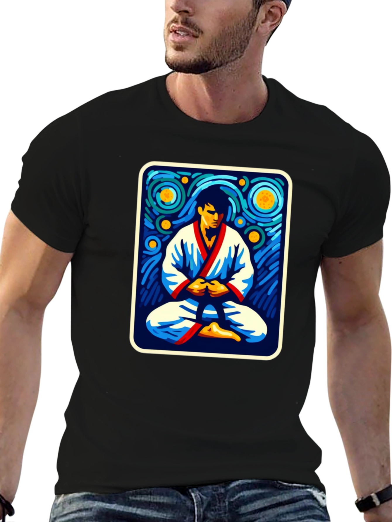 Starry Night Karate T-Shirt