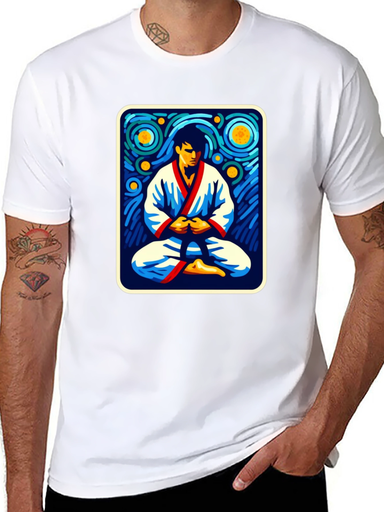 Starry Night Karate T-Shirt