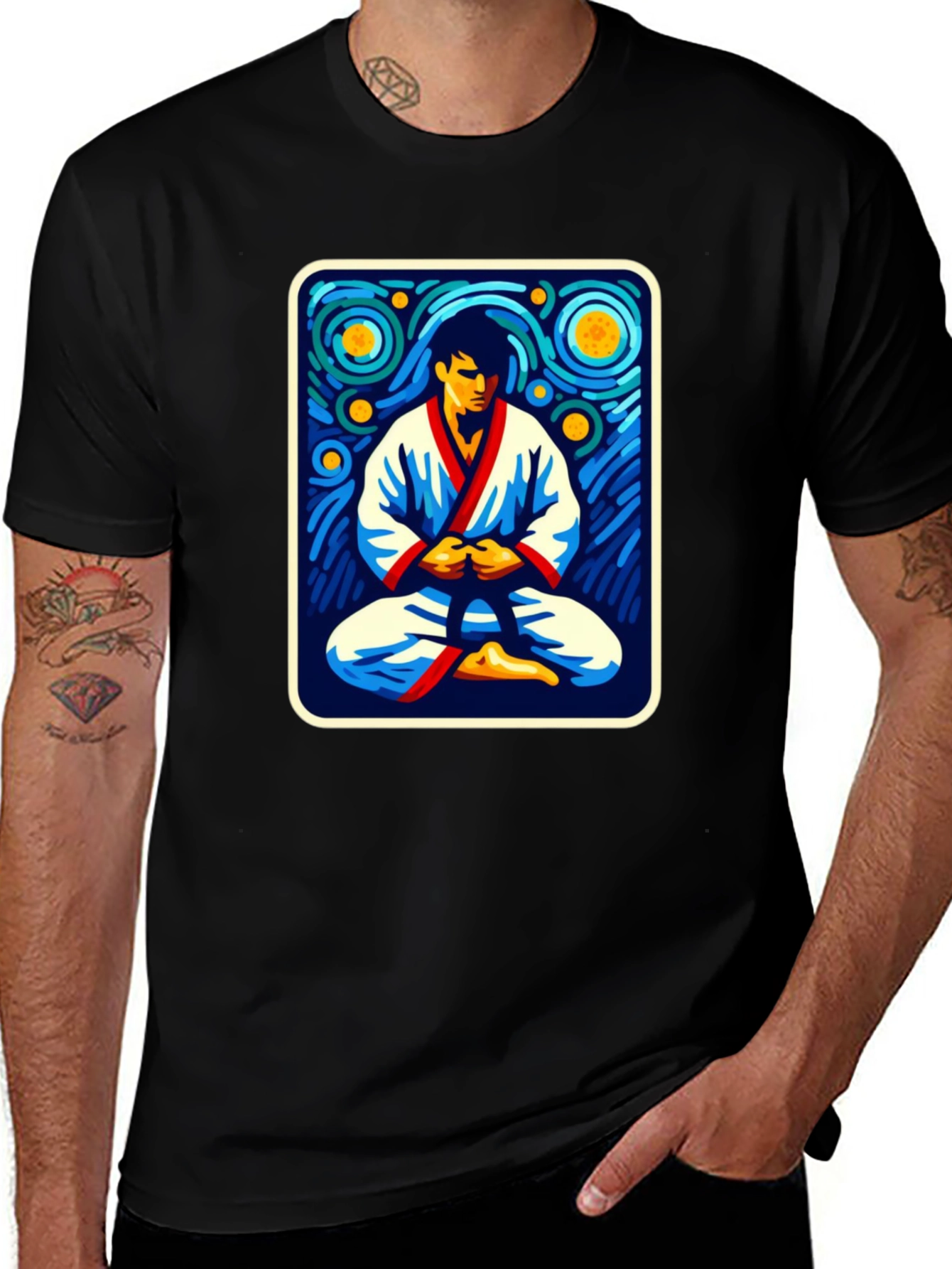 Starry Night Karate T-Shirt