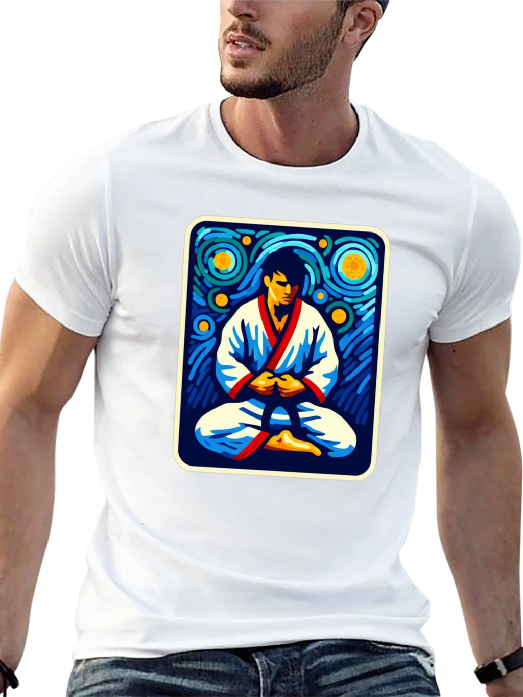 Starry Night Karate T-Shirt
