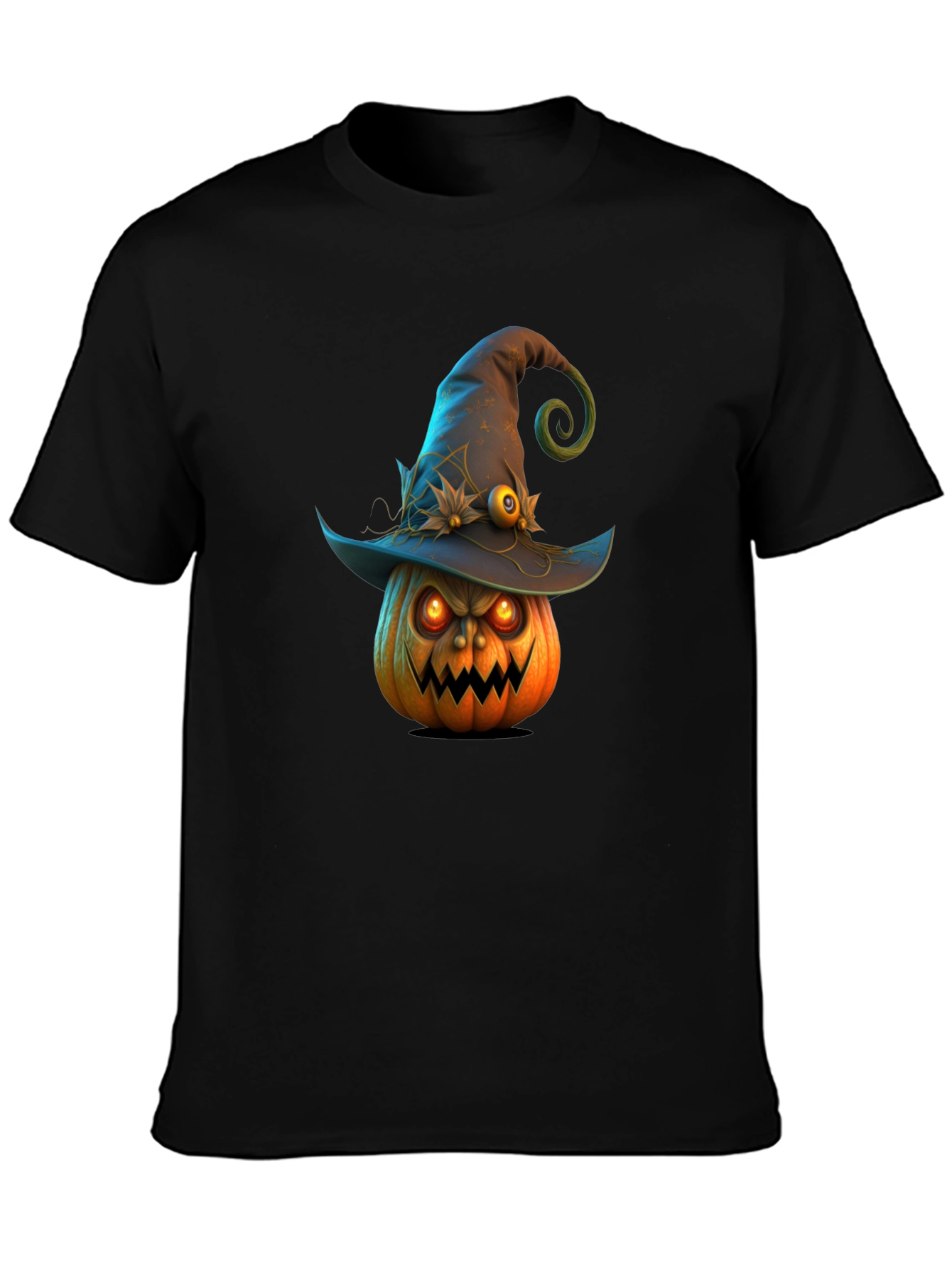 Halloween Pumpkin Witch Hat T-Shirt