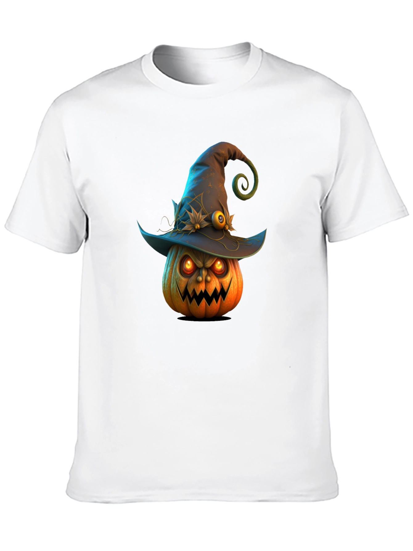 Halloween Pumpkin Witch Hat T-Shirt