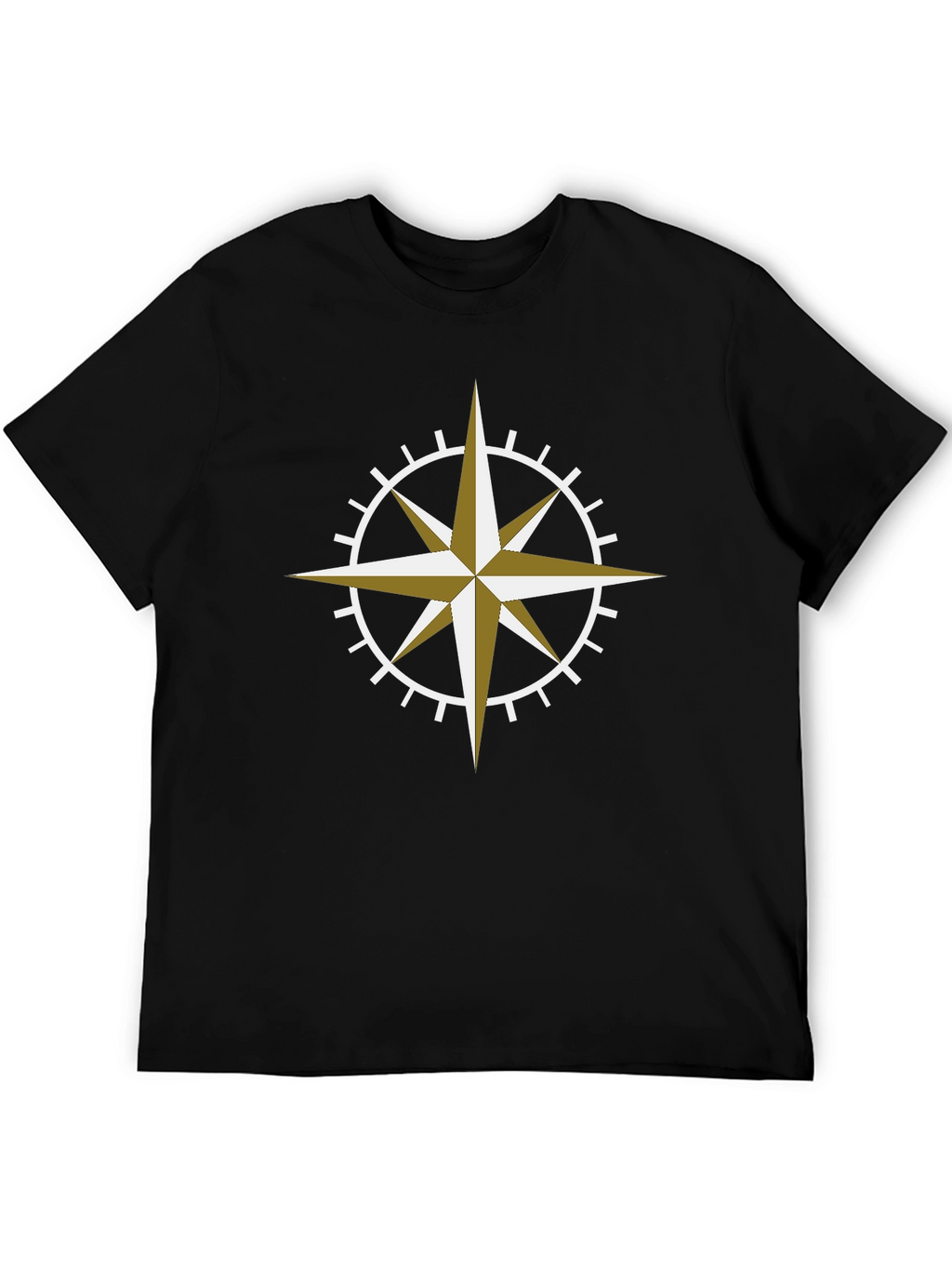 Compass Rose Graphic Tee - Black
