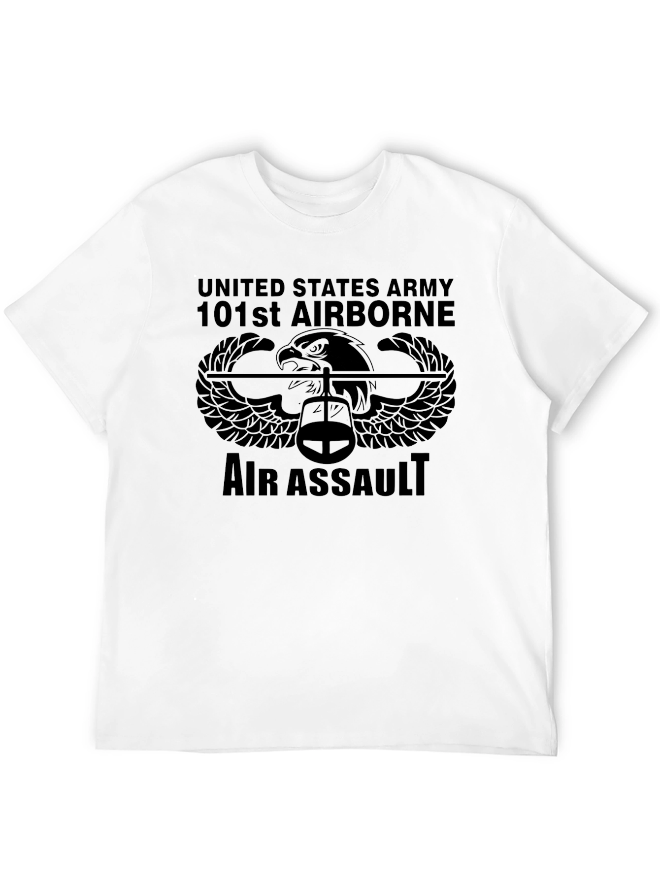 US Army 101st Airborne Air Assault Black T-Shirt
