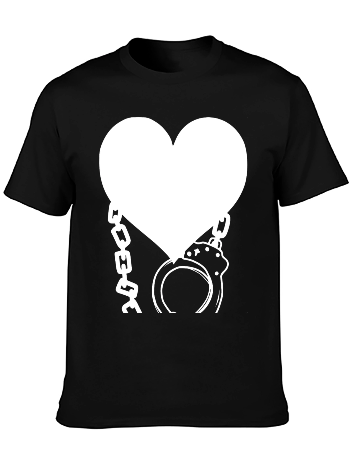 Heart & Handcuffs Graphic T-Shirt