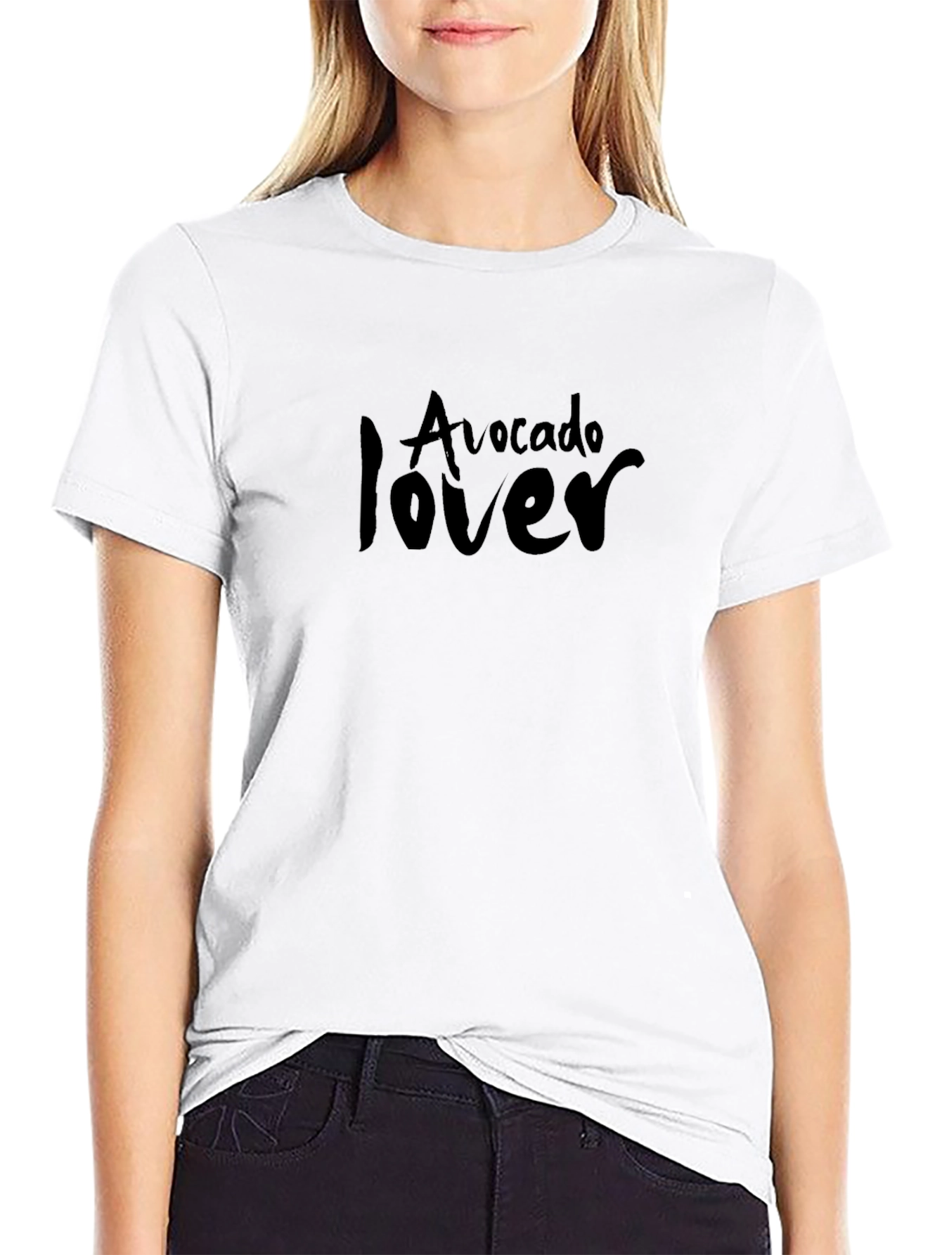 Avocado Lover Black T-Shirt - Casual Tee