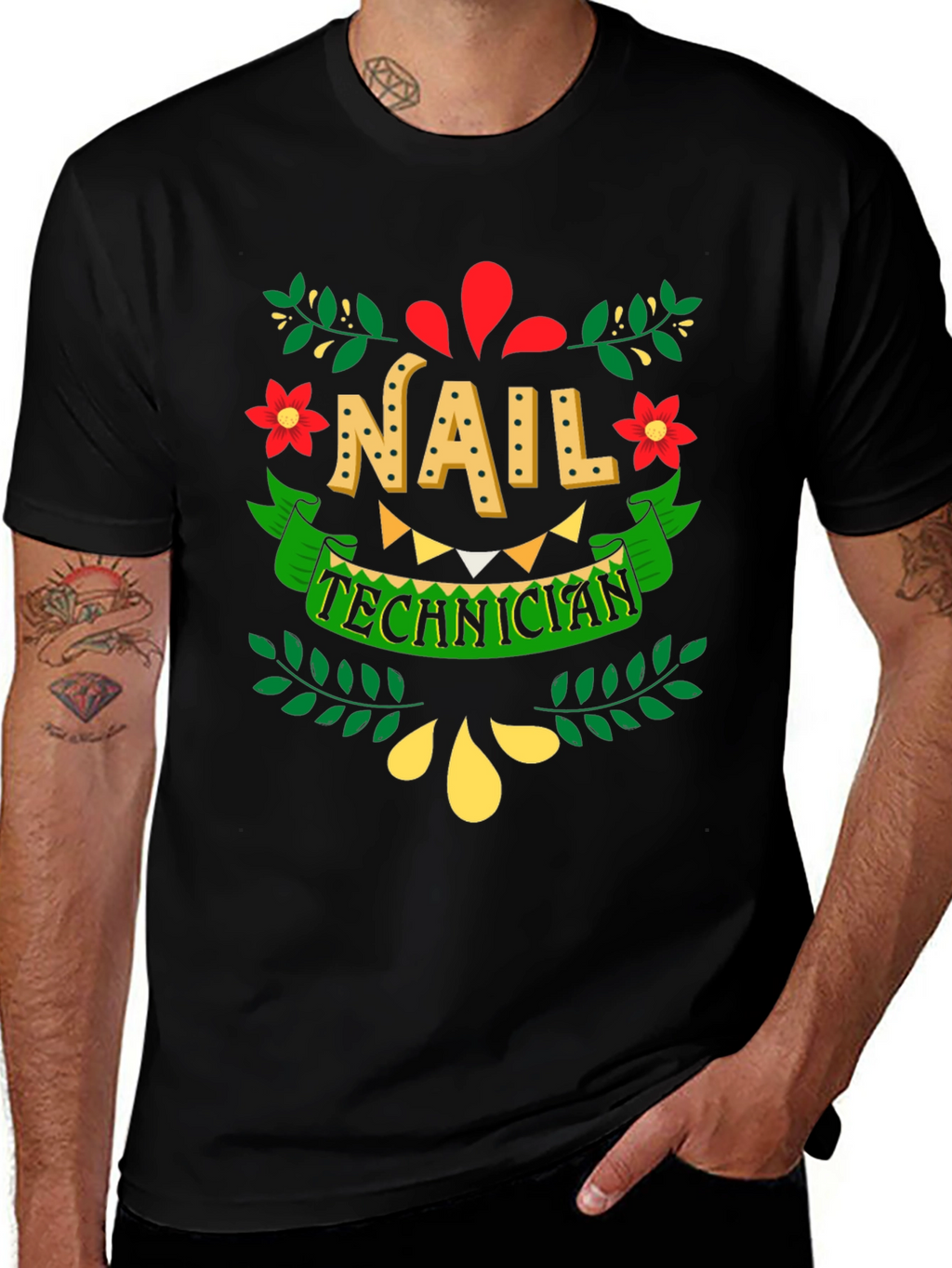 Nail Technician Graphic T-Shirt