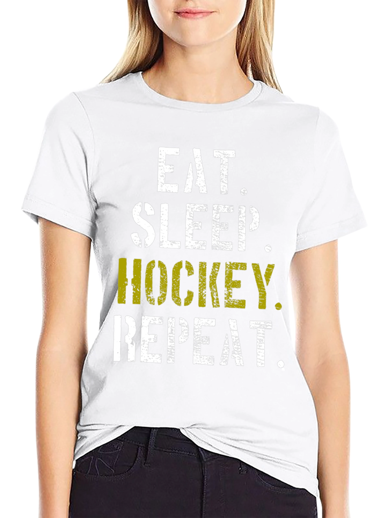 Eat Sleep Hockey Repeat T-Shirt