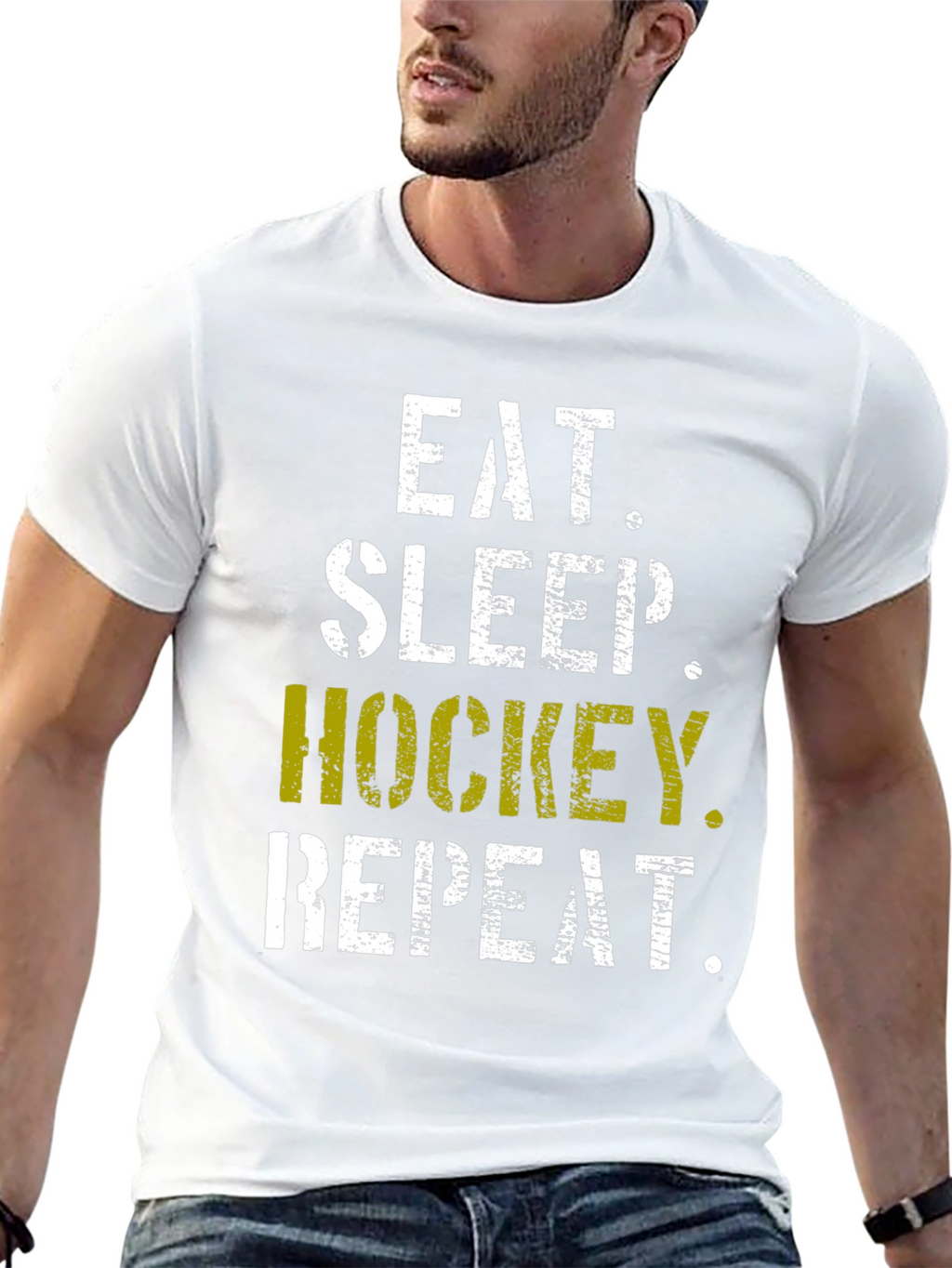 Eat Sleep Hockey Repeat T-Shirt