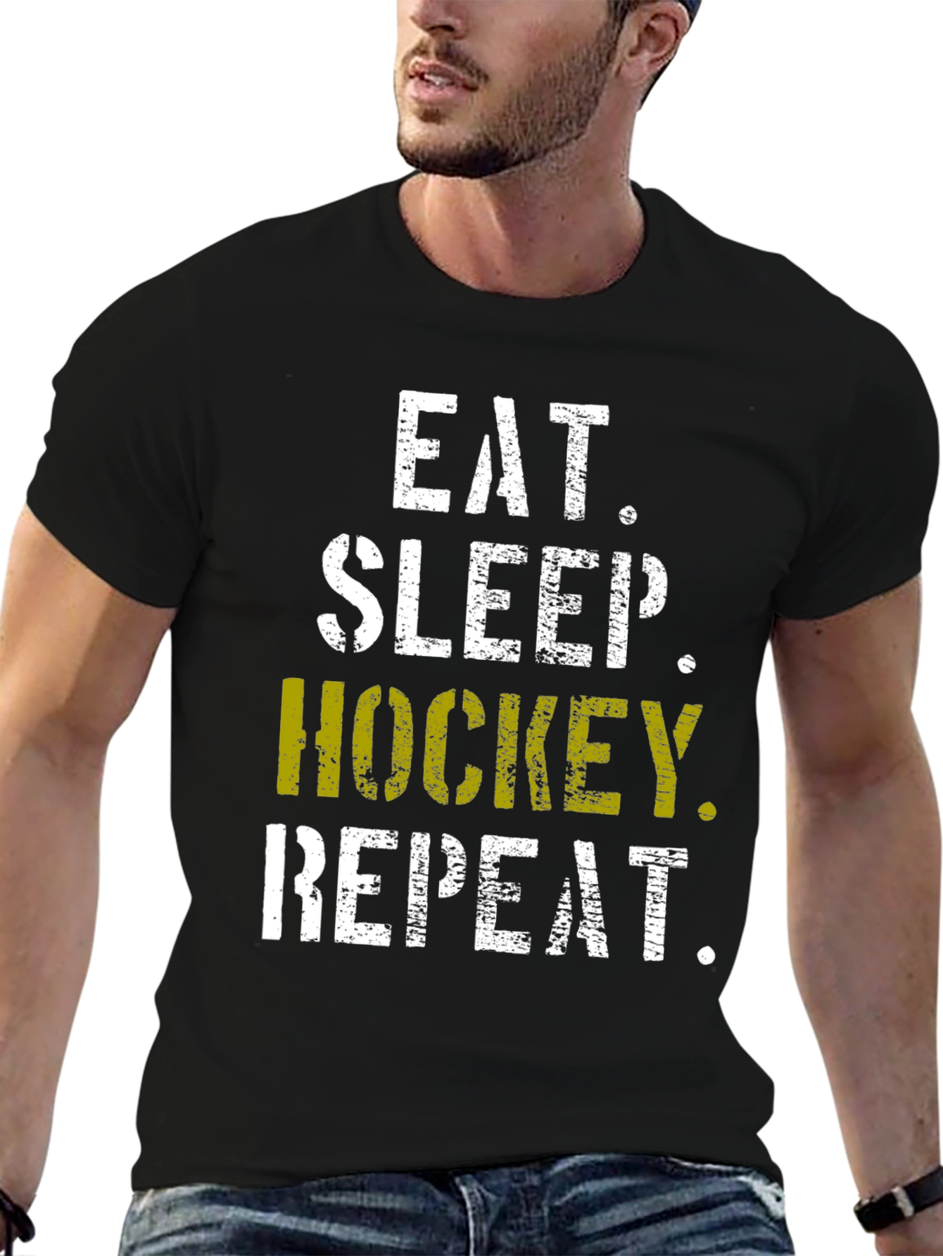 Eat Sleep Hockey Repeat T-Shirt