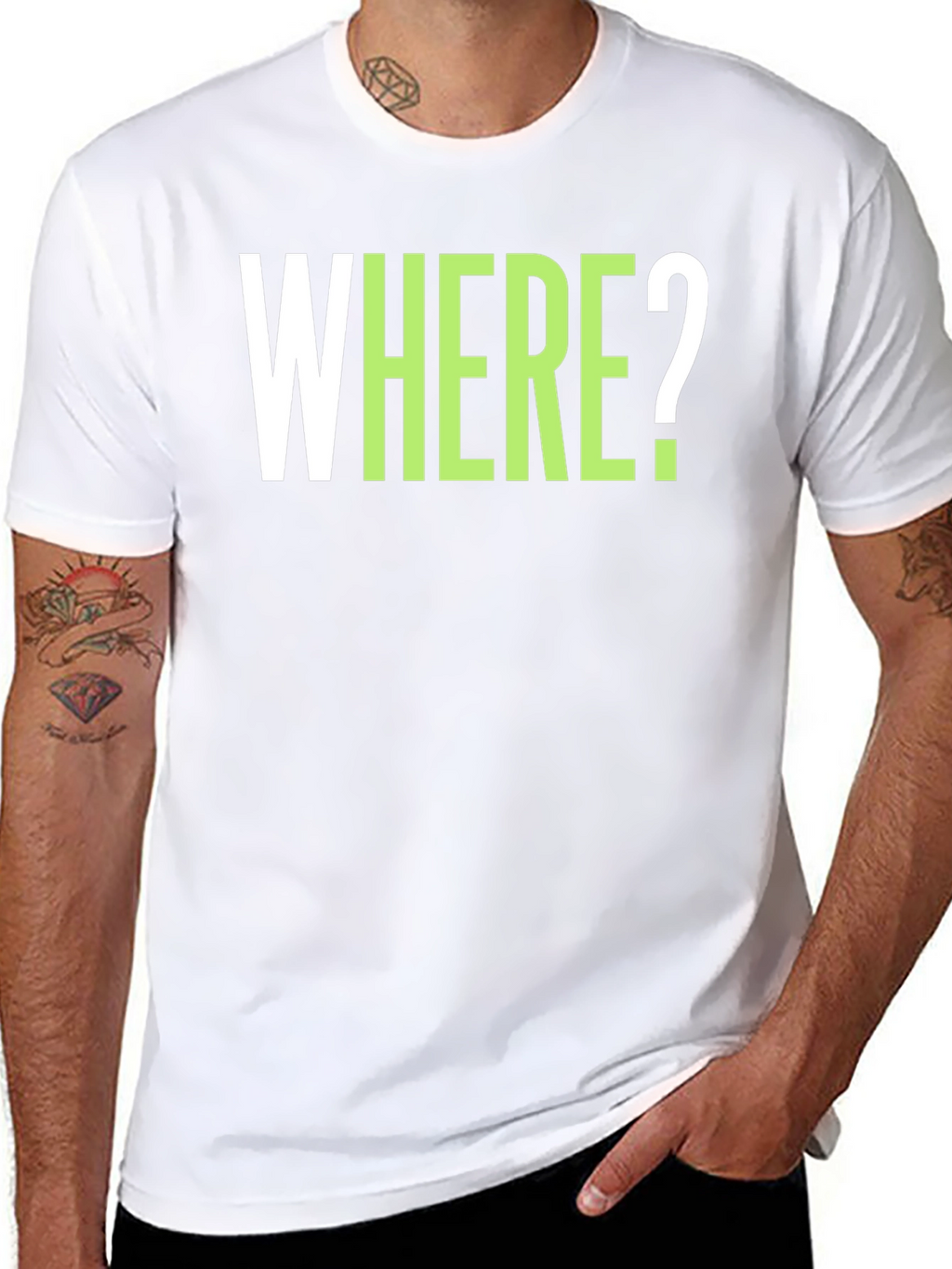 WHERE? Graphic Tee - Casual Cotton T-Shirt