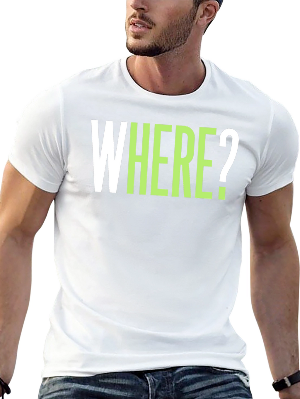 WHERE? Graphic Tee - Casual Cotton T-Shirt