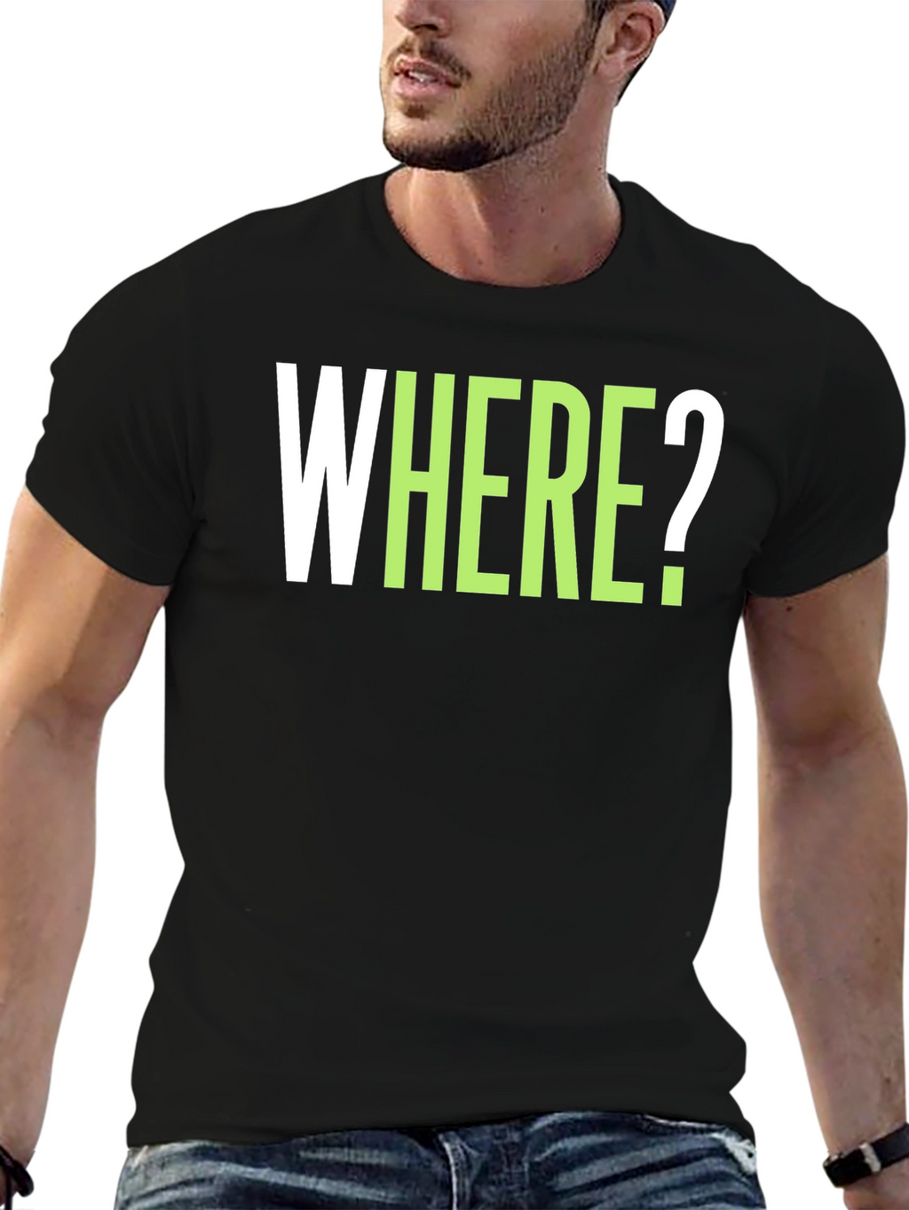 WHERE? Graphic Tee - Casual Cotton T-Shirt