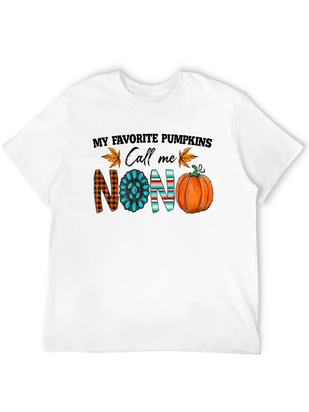 My Favorite Pumpkins Call Me Nono Black T-Shirt