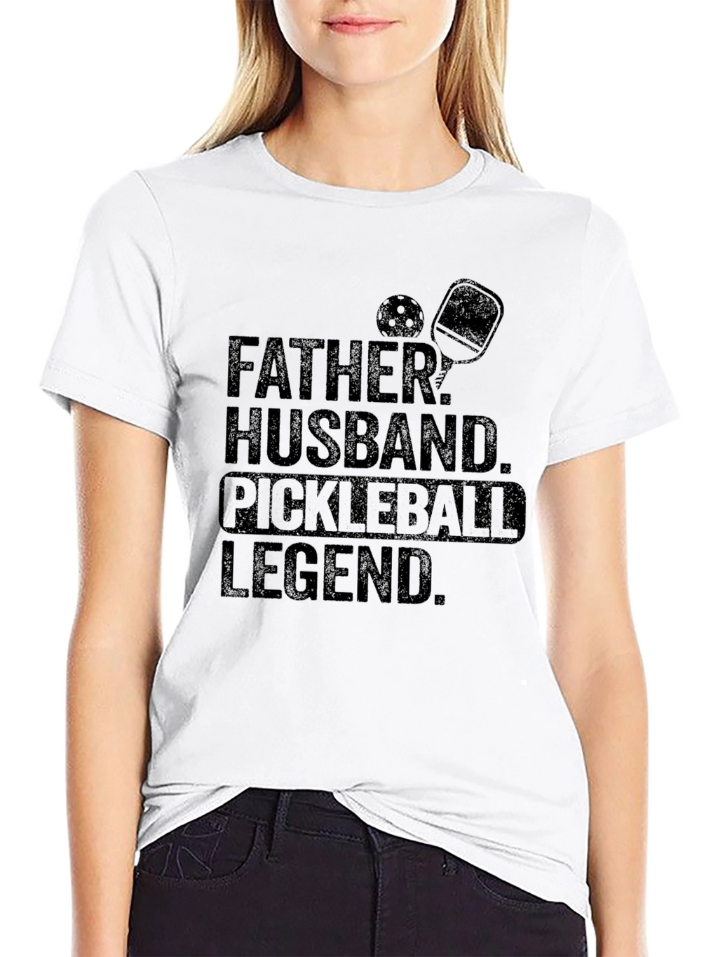 Father Husband Pickleball Legend T-Shirt