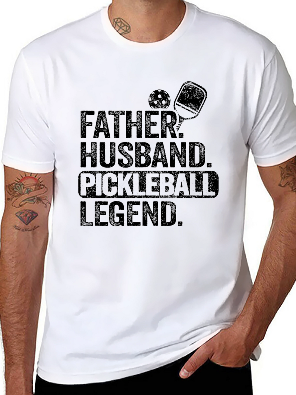 Father Husband Pickleball Legend T-Shirt