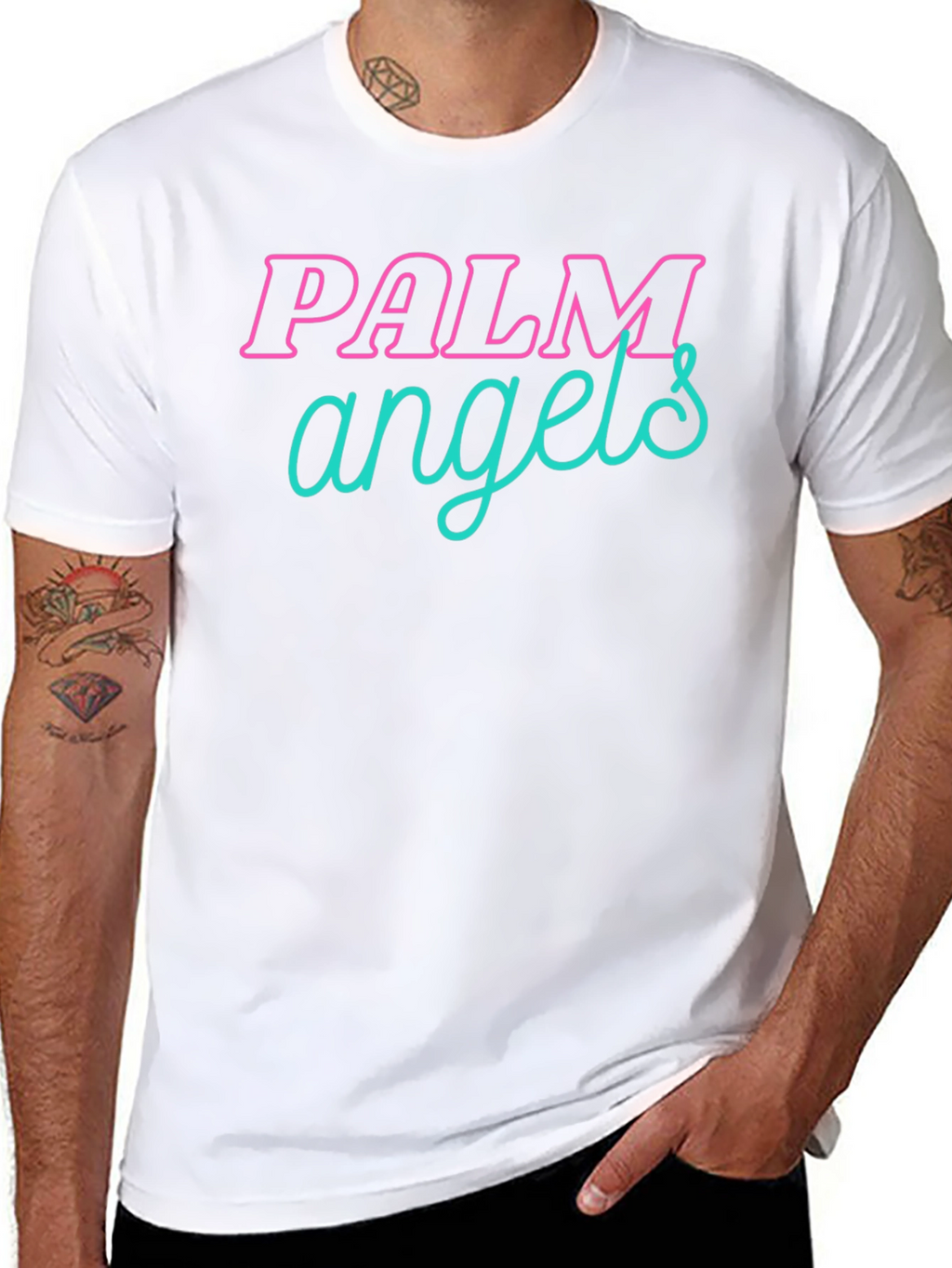 Palm Angels Graphic Tee - Black