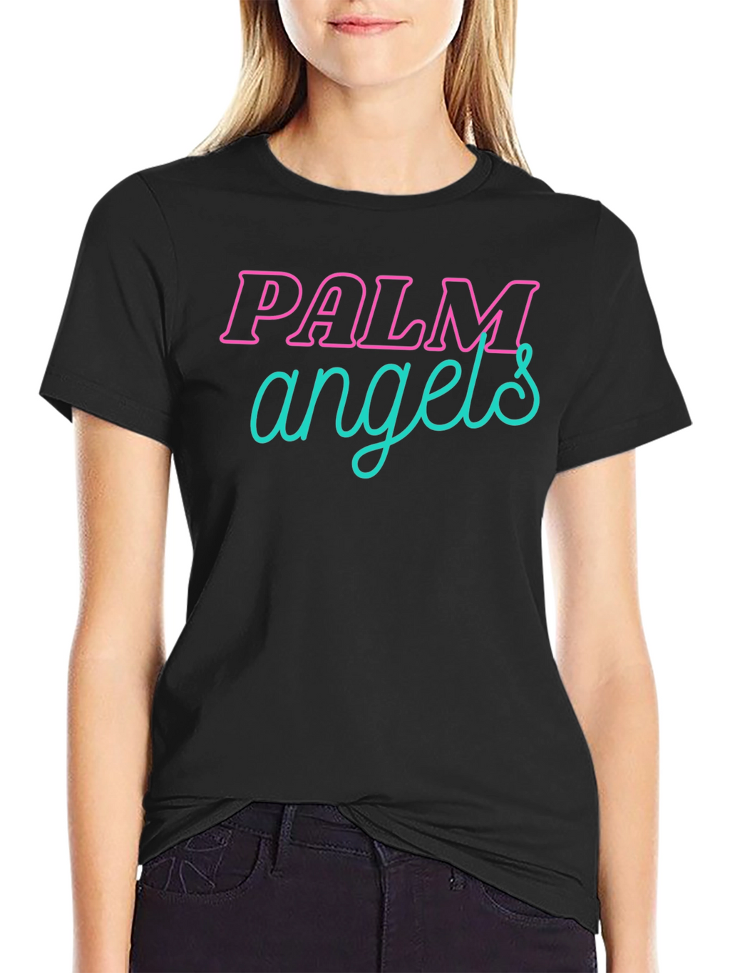 Palm Angels Graphic Tee - Black