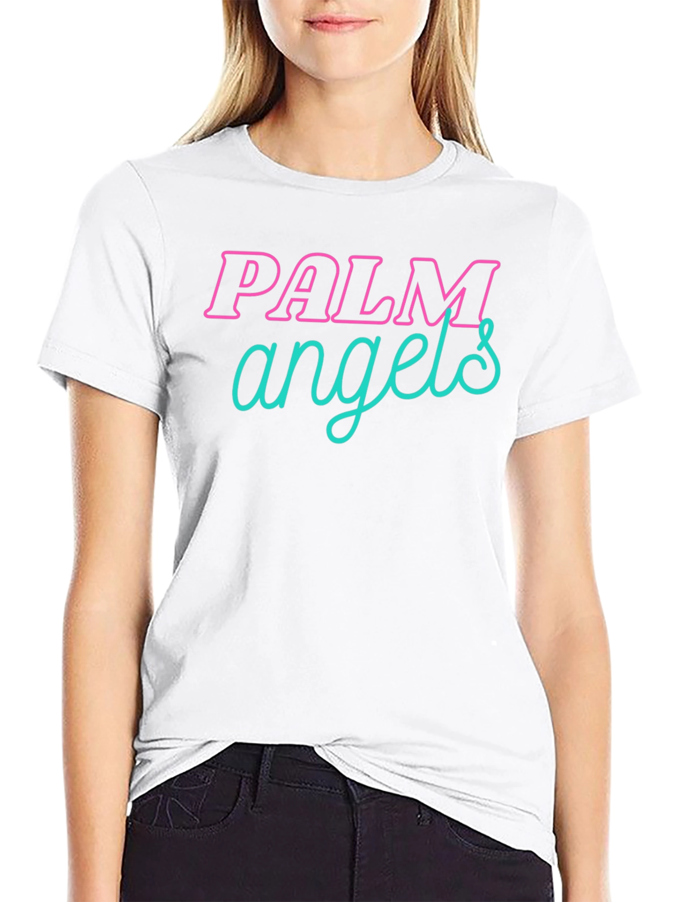 Palm Angels Graphic Tee - Black