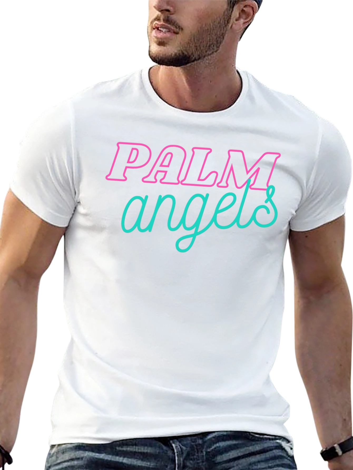 Palm Angels Graphic Tee - Black