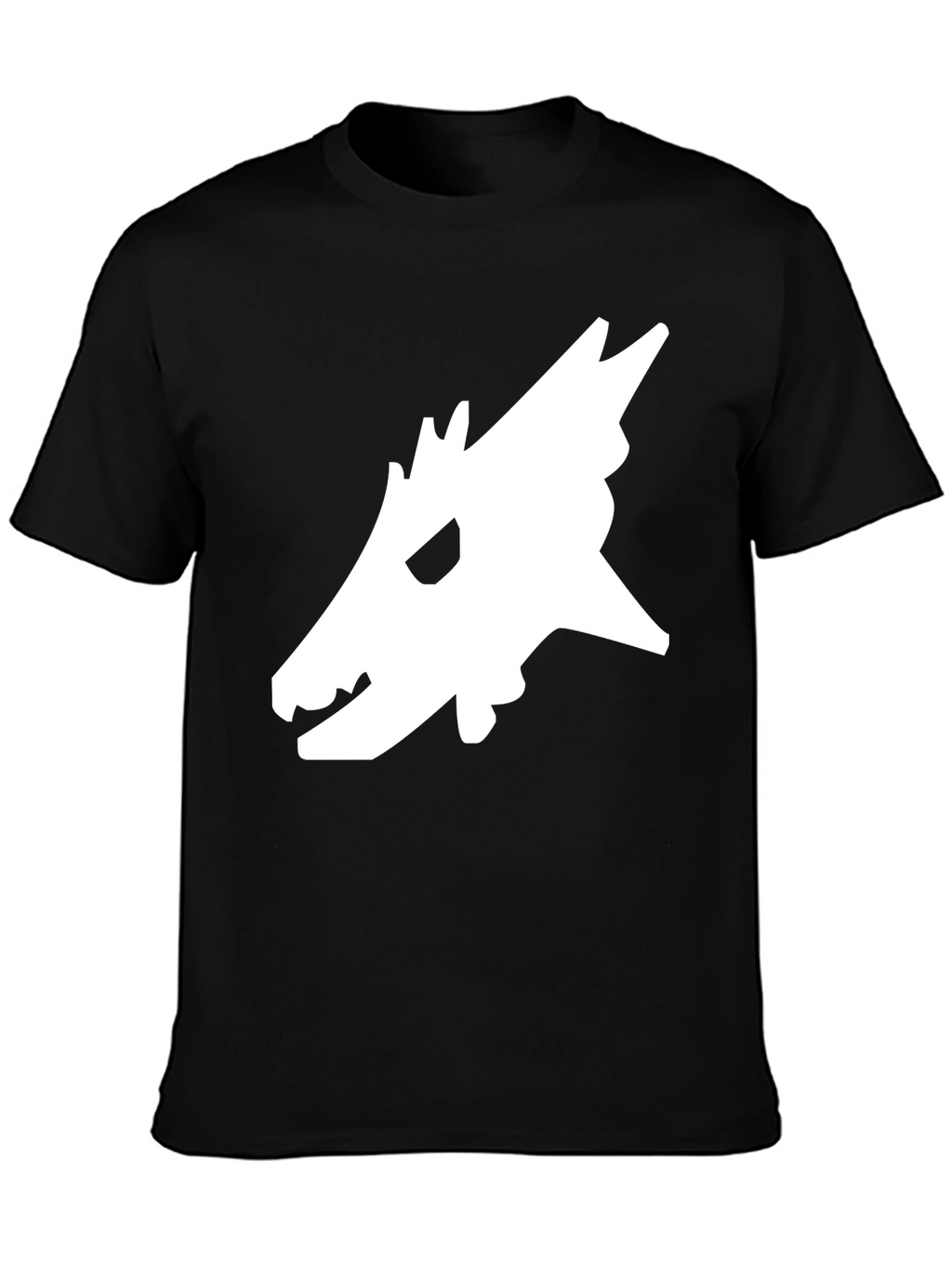 Dragon Head Graphic Tee - Black