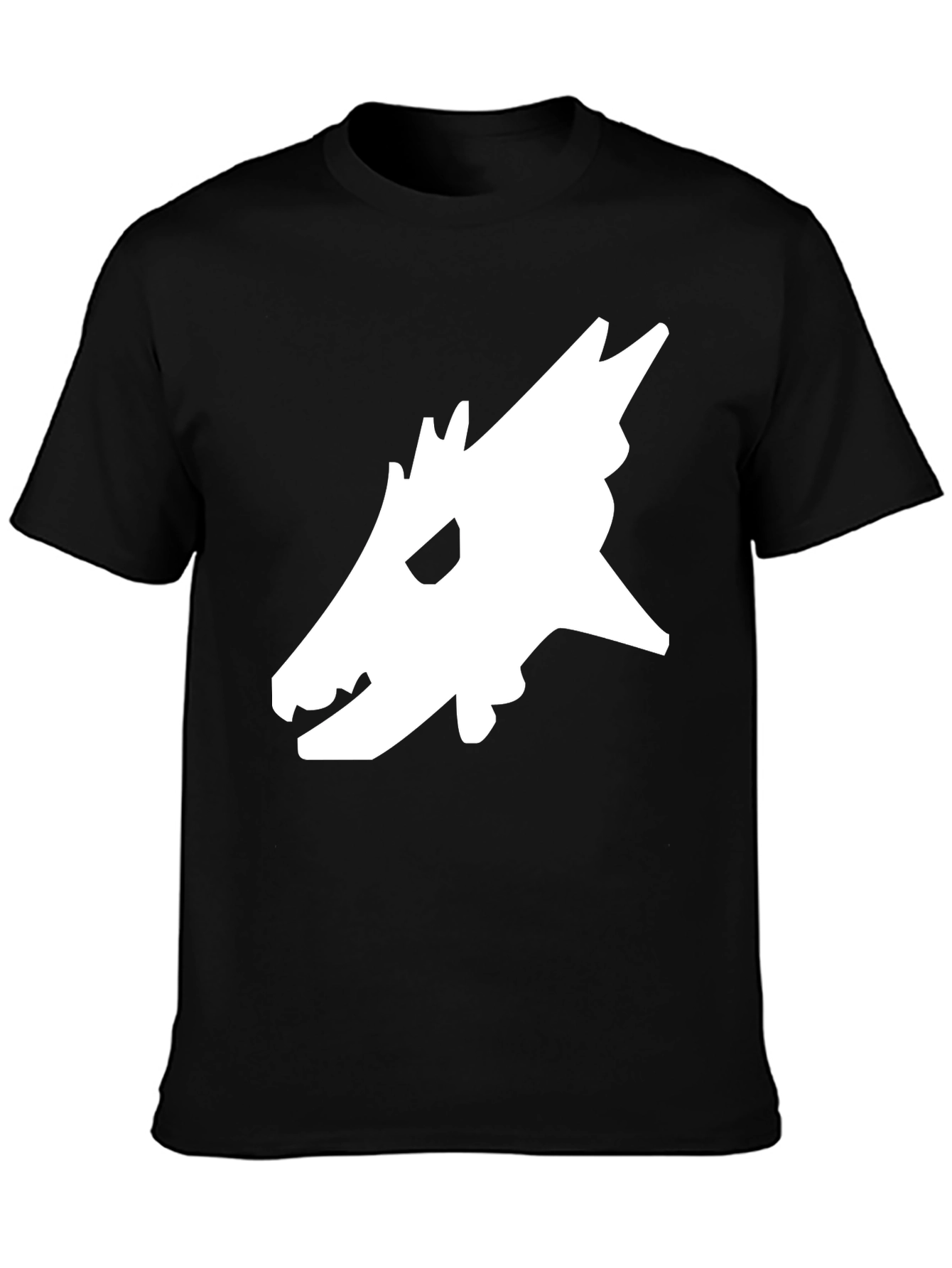 Dragon Head Graphic Tee - Black