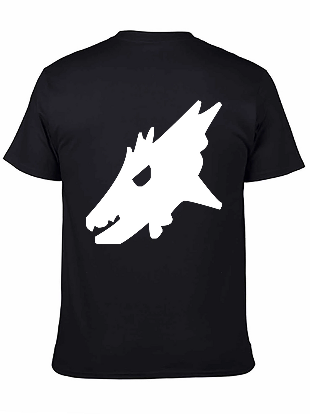 Dragon Head Graphic Tee - Black