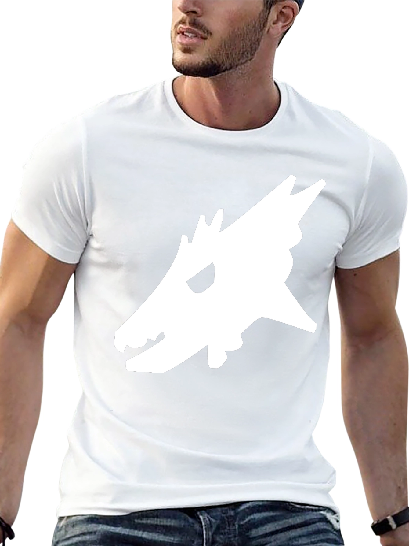 Dragon Head Graphic Tee - Black